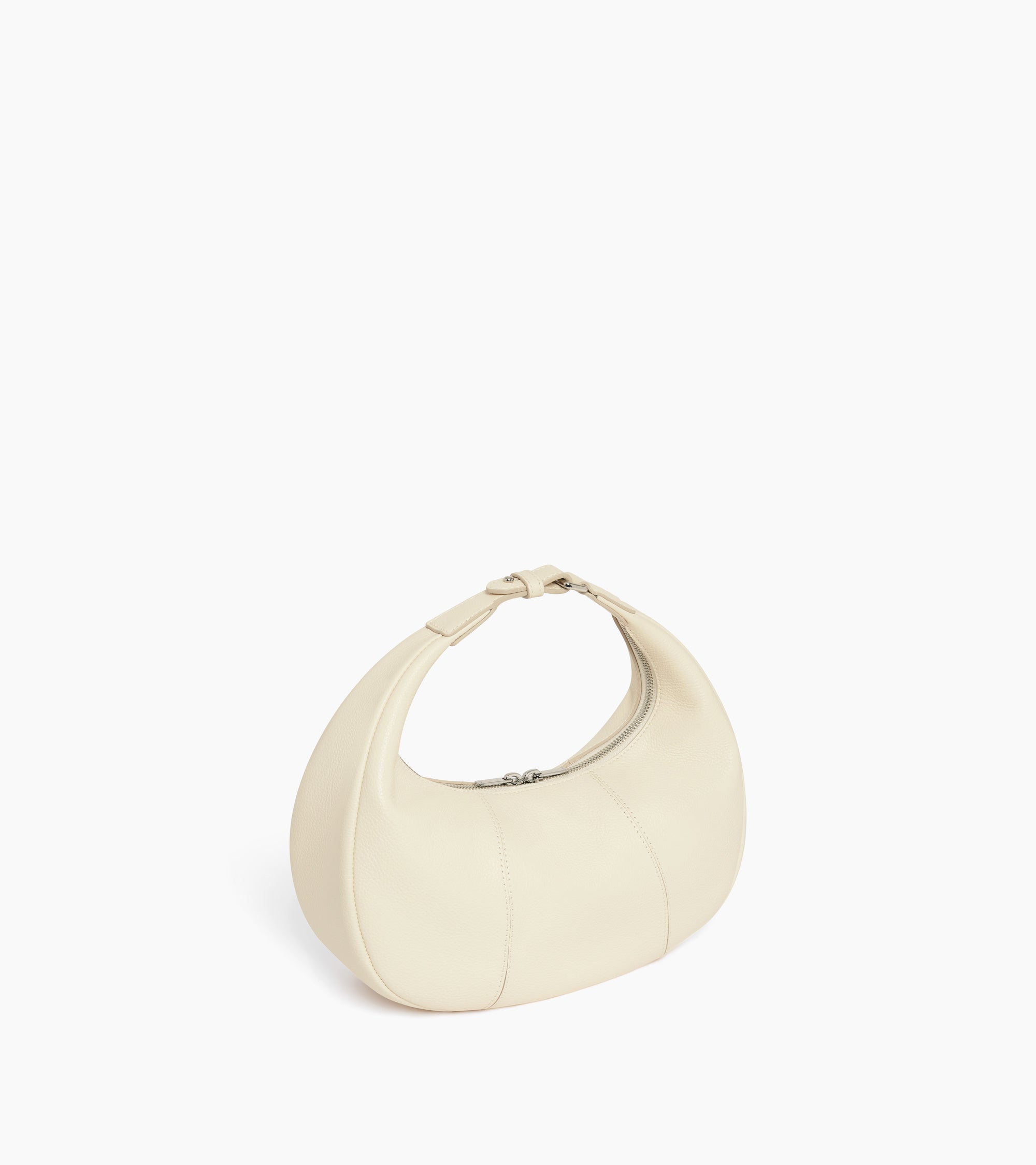 Small Hobo Bag in grained leather