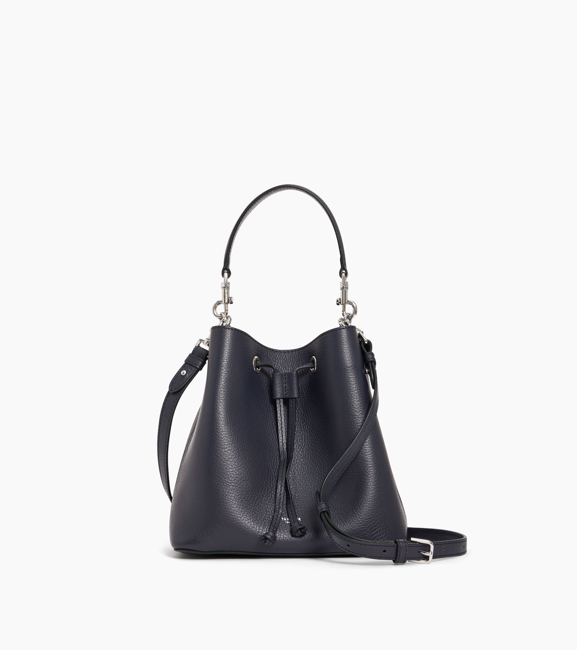 Louise bucket bag in grained leather
