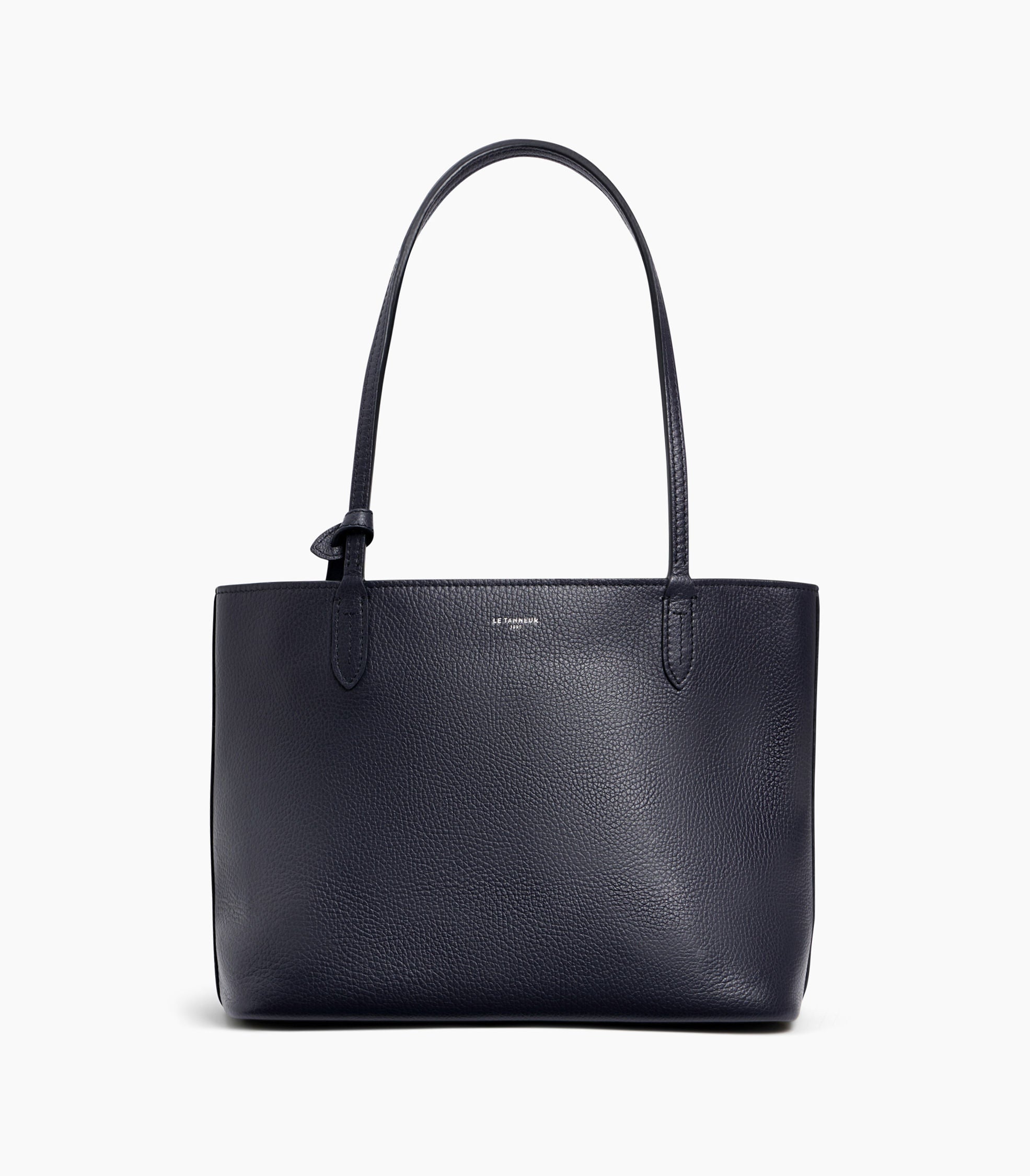 Louise small tote bag in grained leather