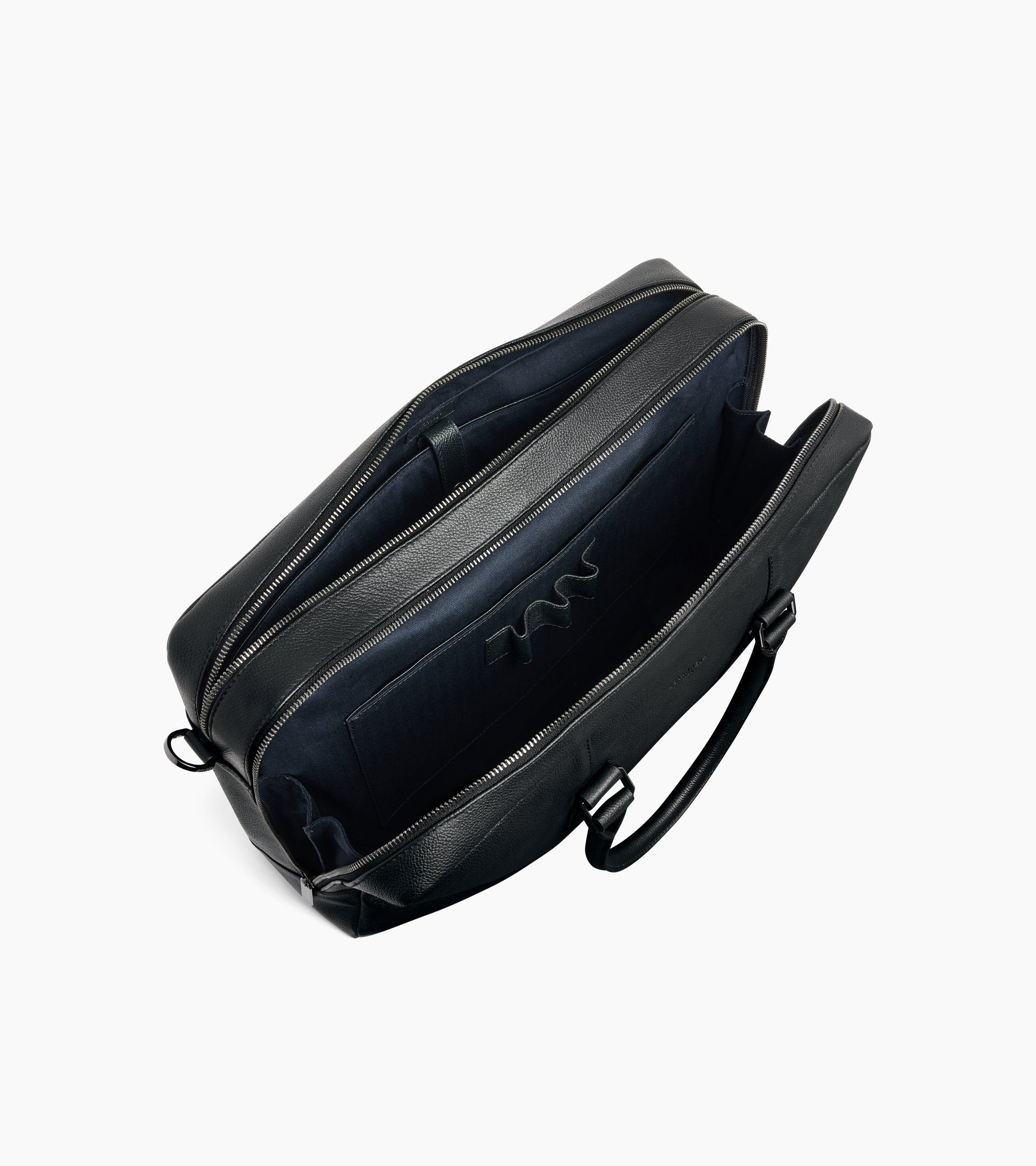 Marceau 17" large model briefcase in grained leather