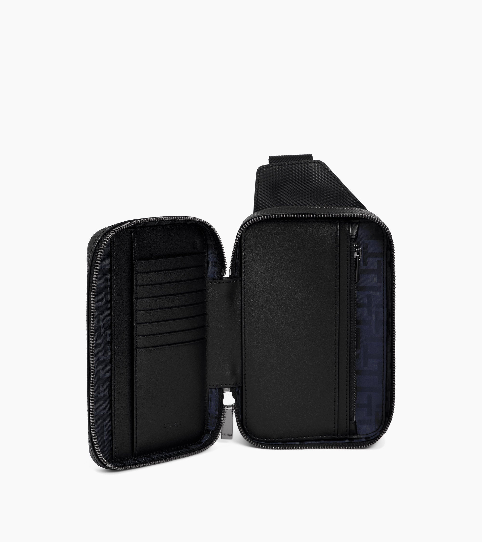 Emile sling bag in grained leather