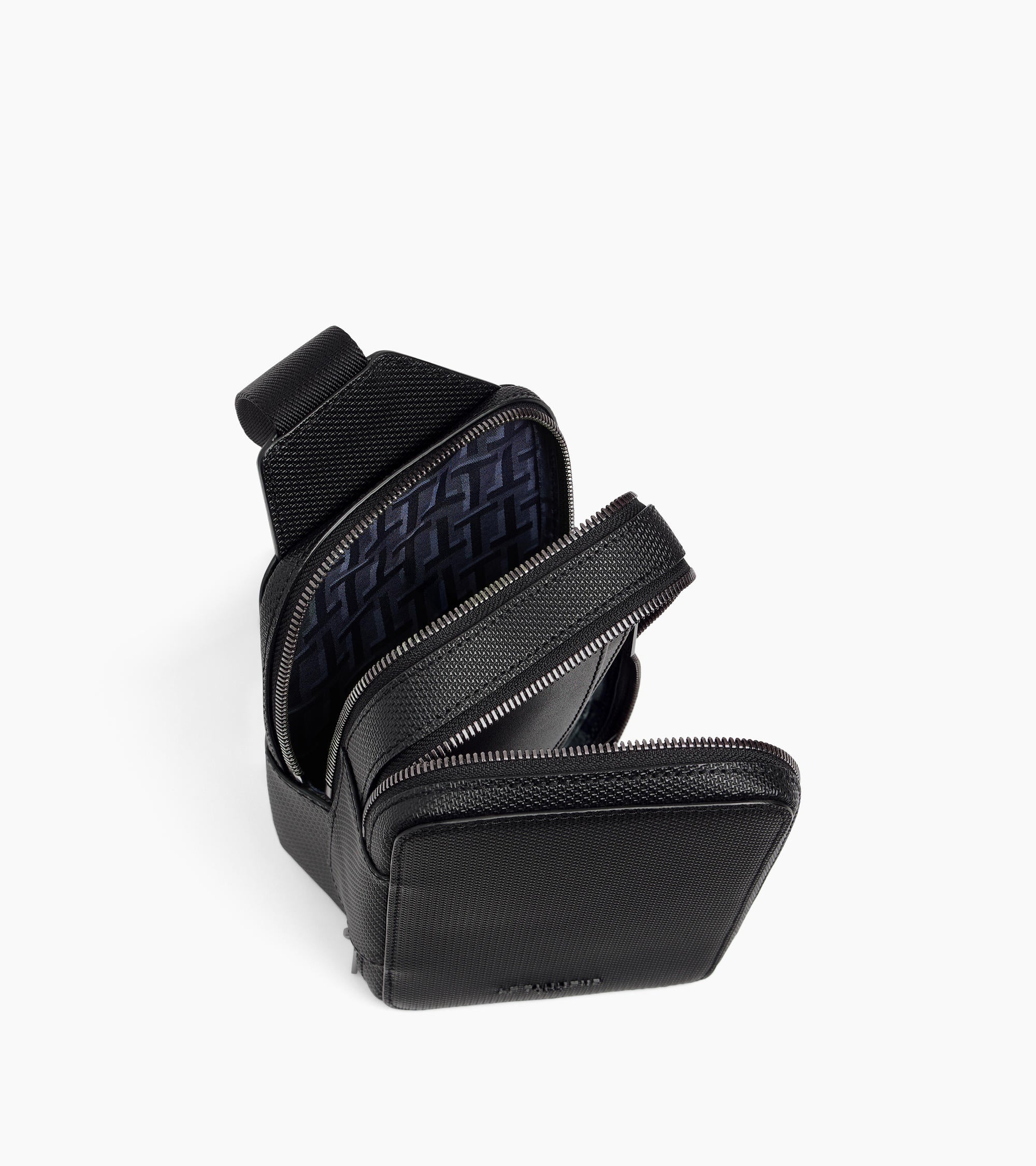 Emile sling bag in grained leather