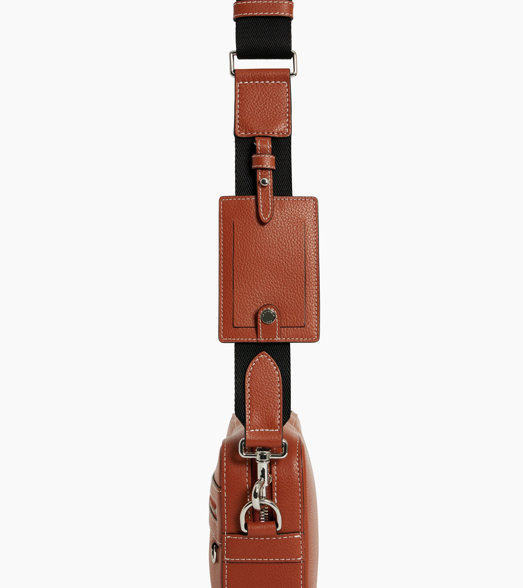 Emile camera bag in grained leather