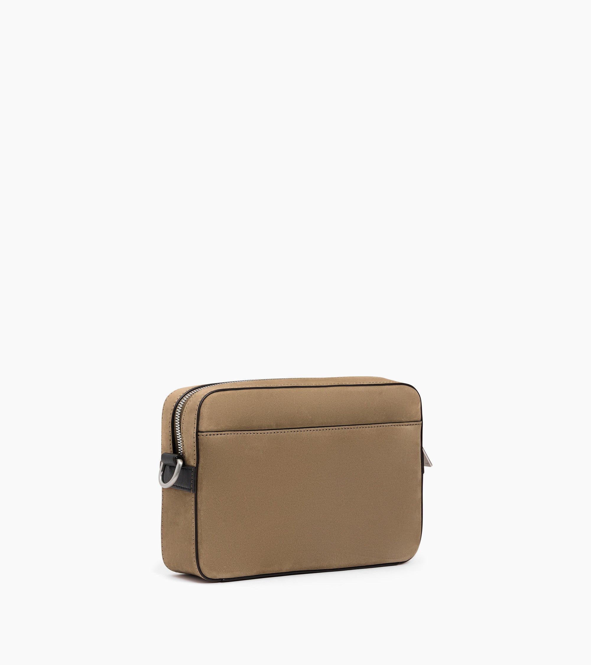 Emile small satchel in smooth leather and nubuck