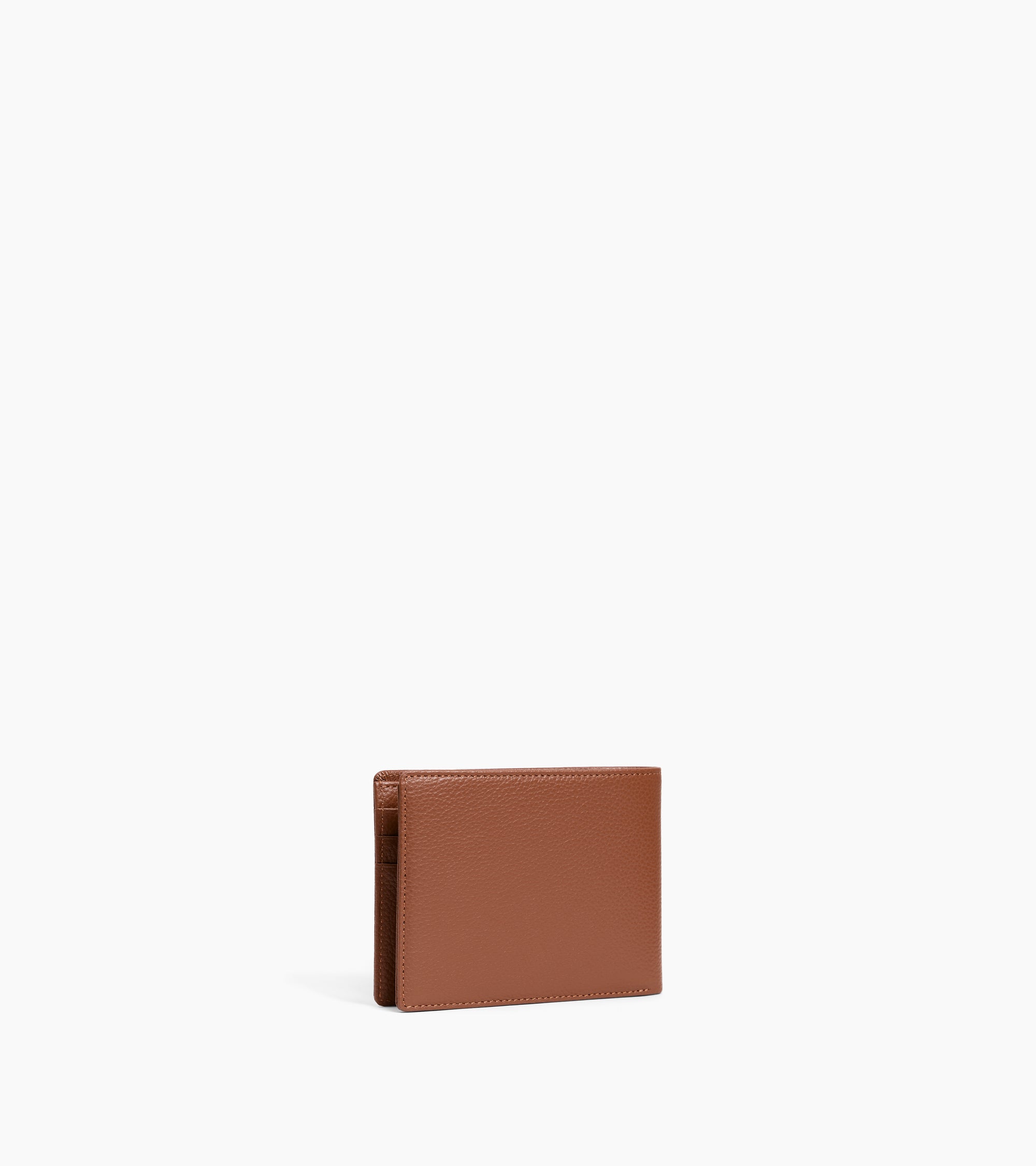 Emile horizontal zipped wallet in grained leather