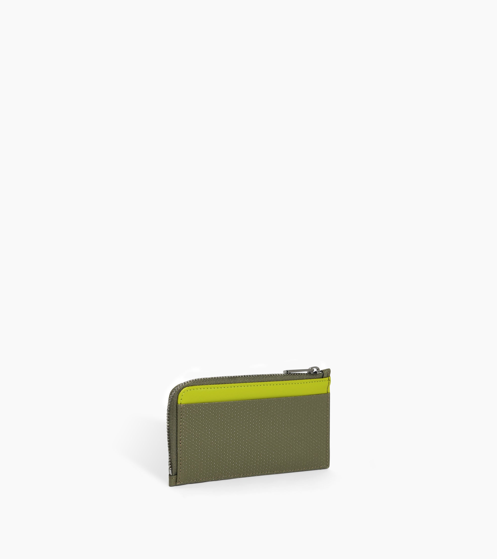 Emile L-zip card holder in signature T leather