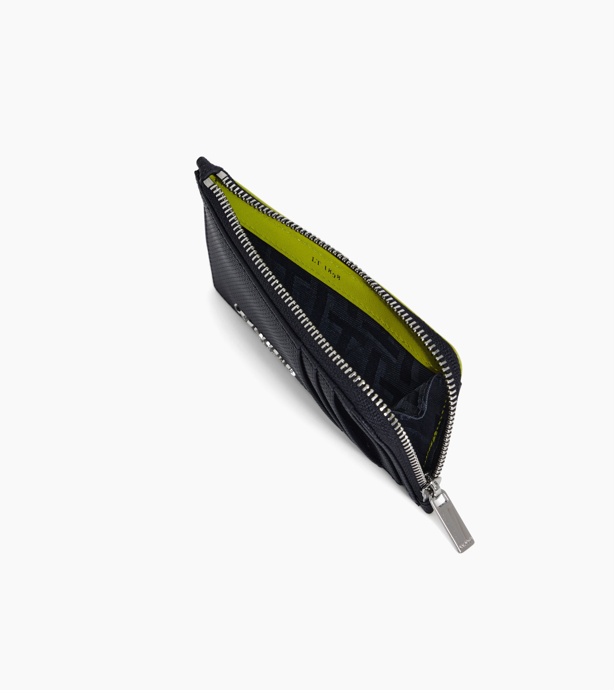 Emile L-zip card holder in signature T leather