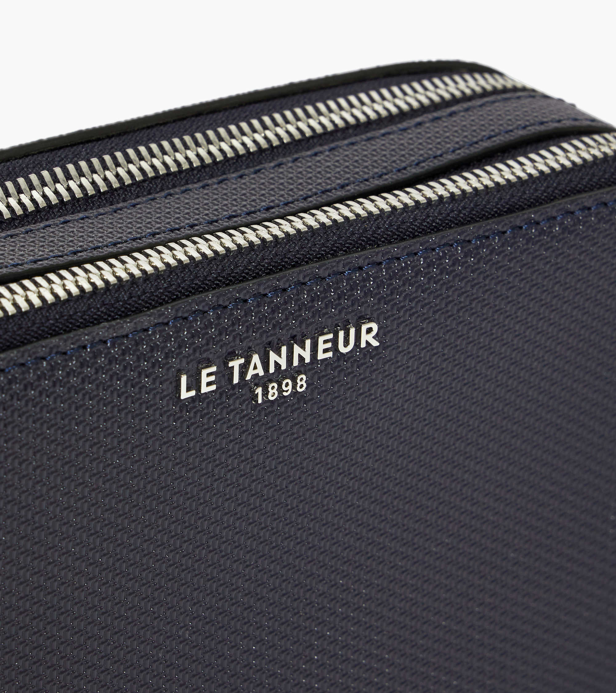 Emile small 2-compartment pouch in signature T leather