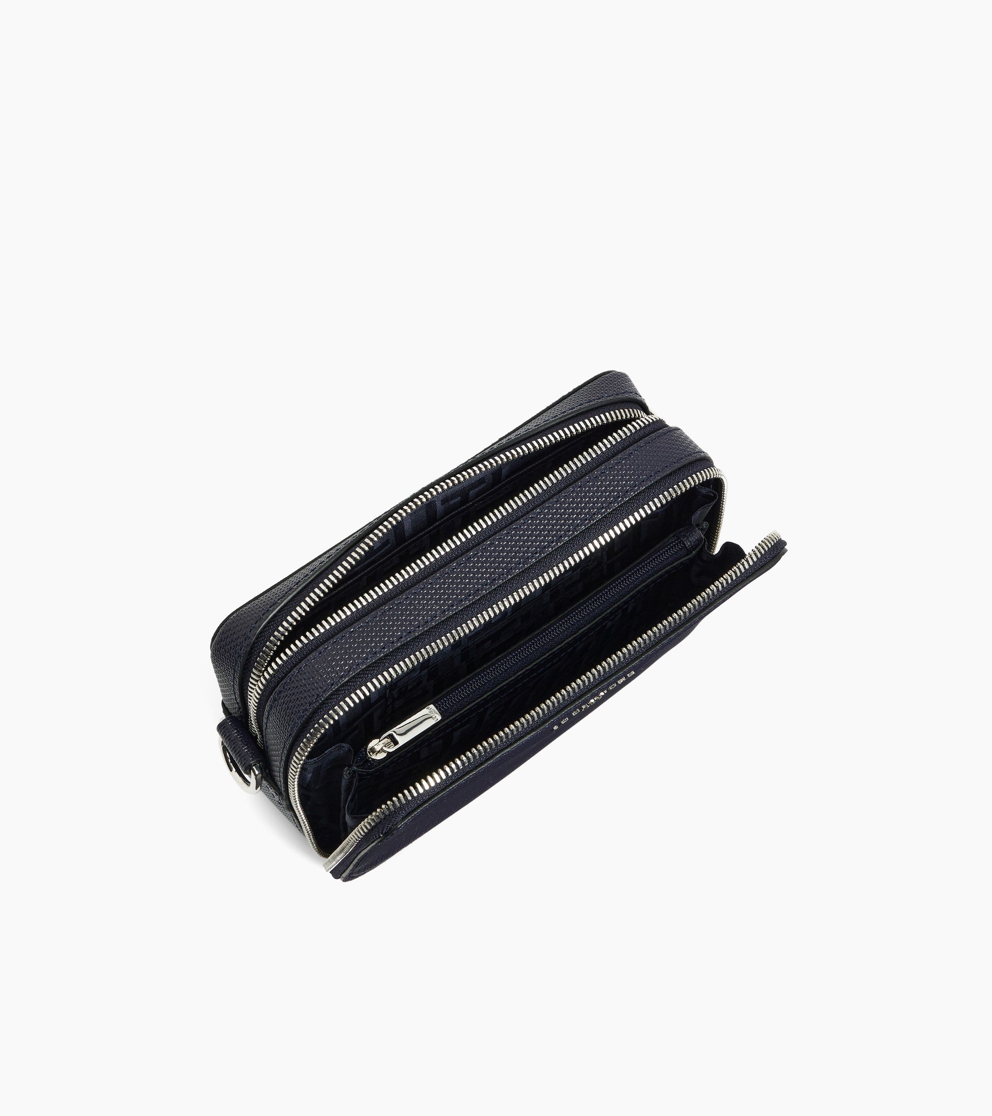 Emile small 2-compartment pouch in signature T leather
