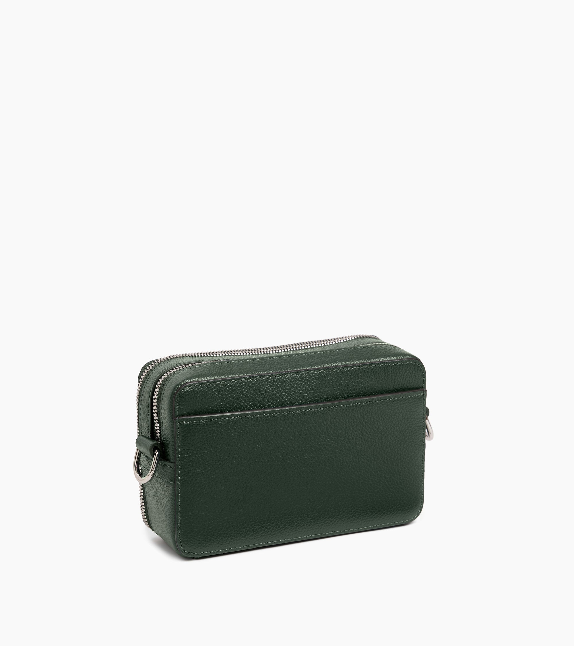 Emile small 2-compartment satchel in grained leather