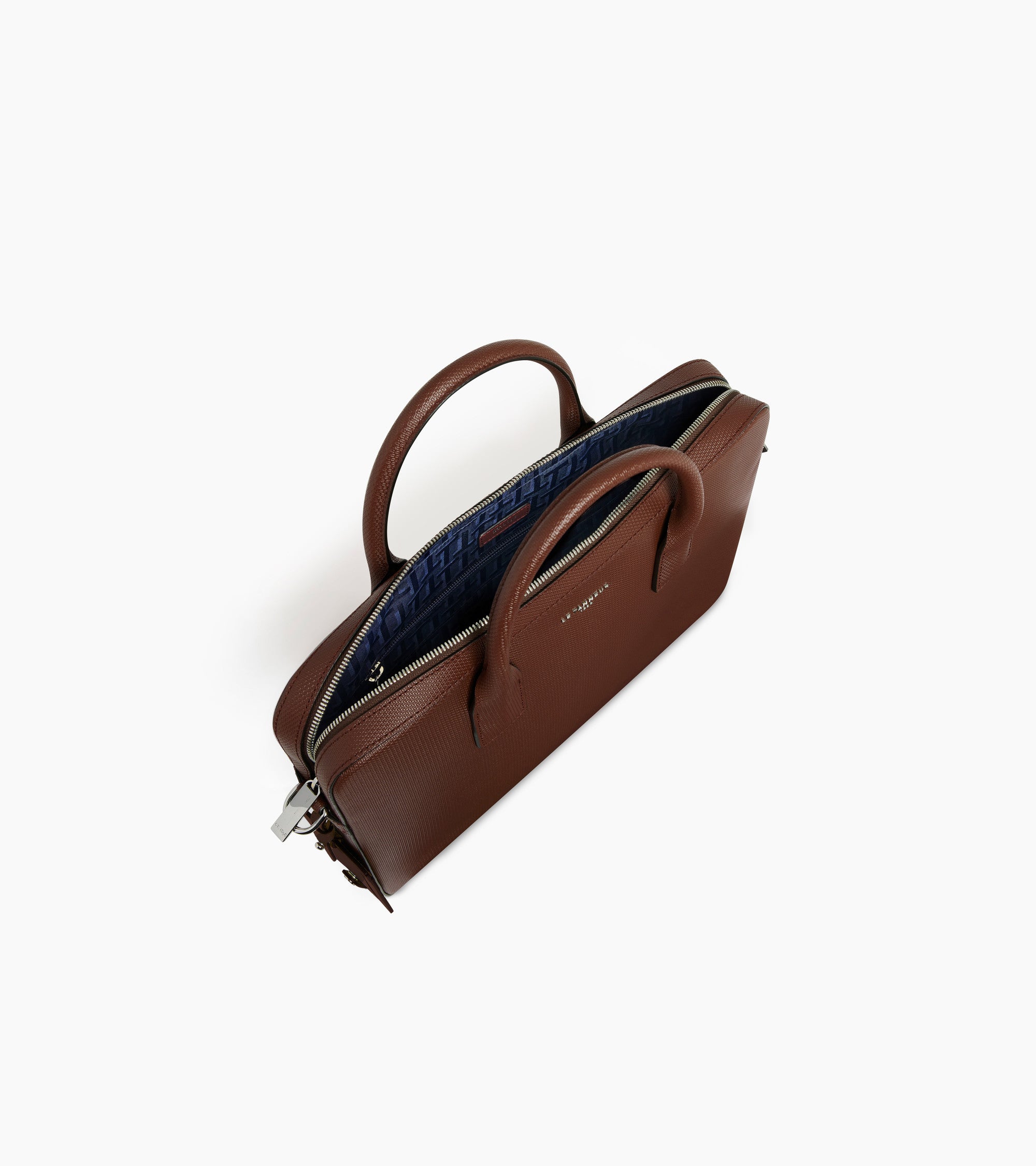 Emile slim 14" briefcase in signature t leather