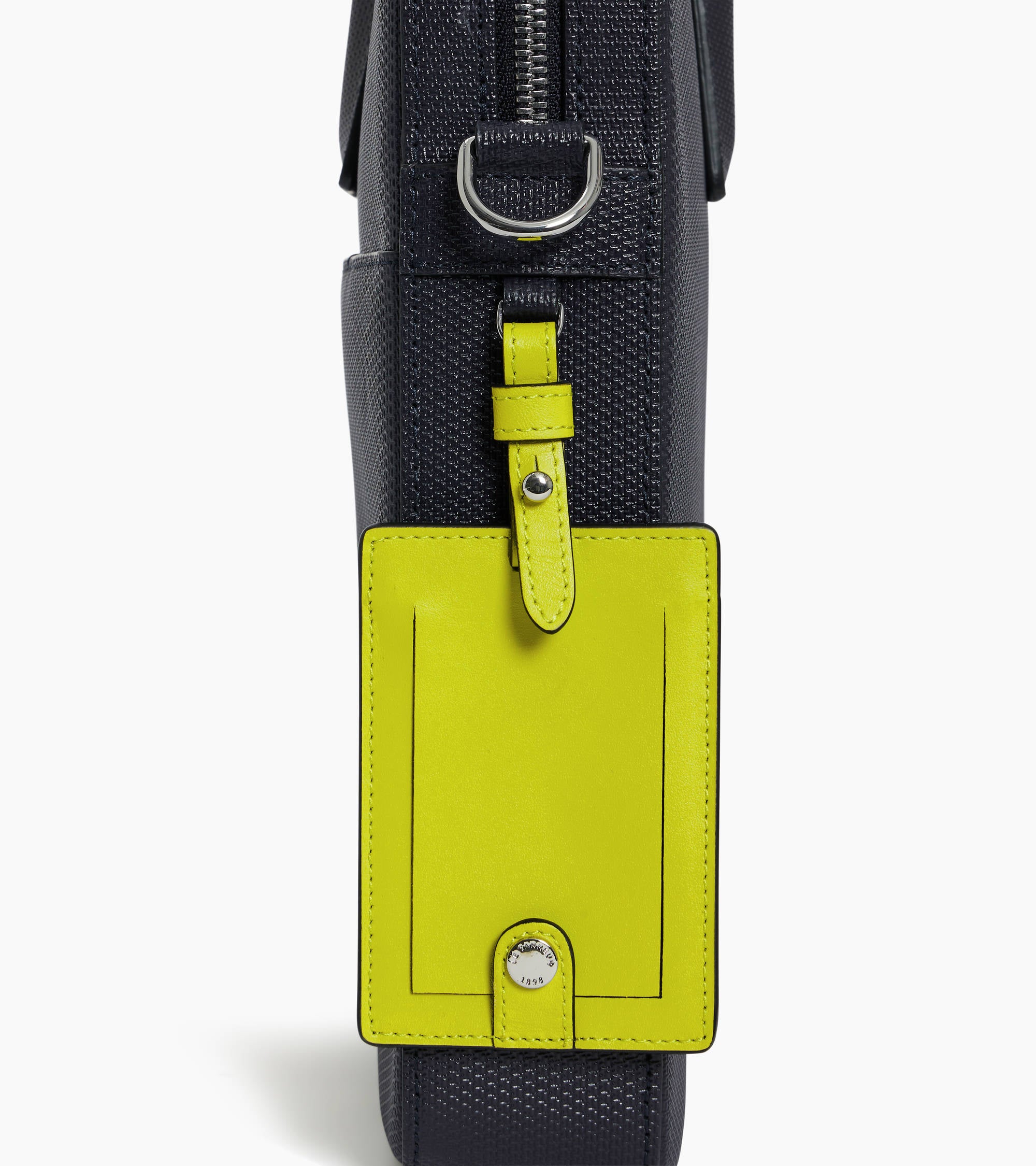 Emile slim, 14" briefcase in signature T leather