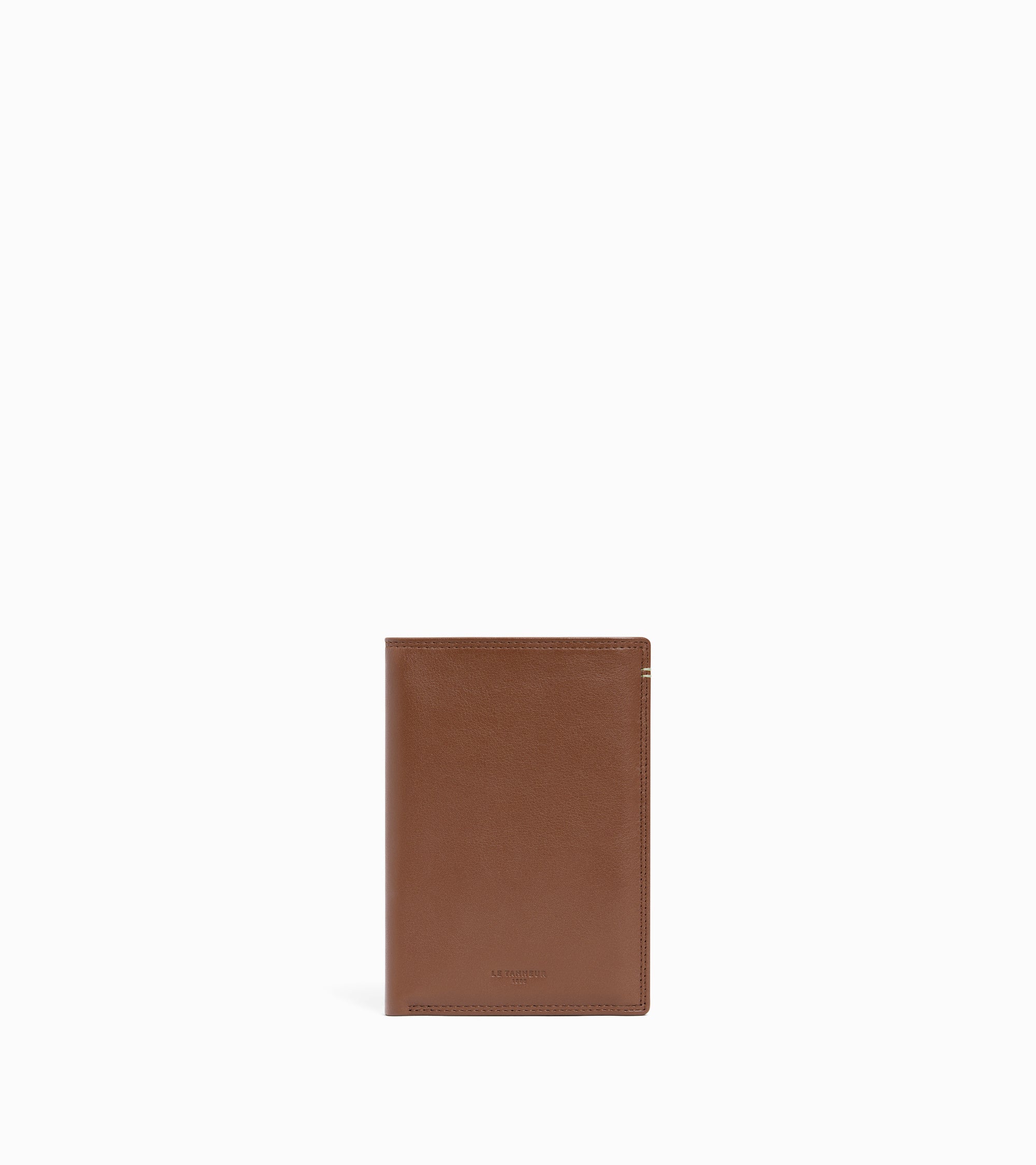 Martin large wallet with zipped pocket and 2 shutters in smooth leather