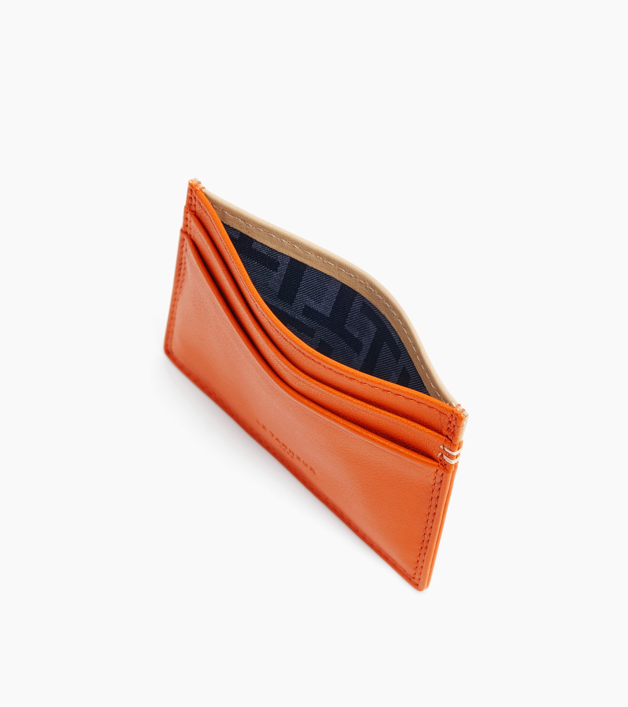 Martin card holder in smooth leather