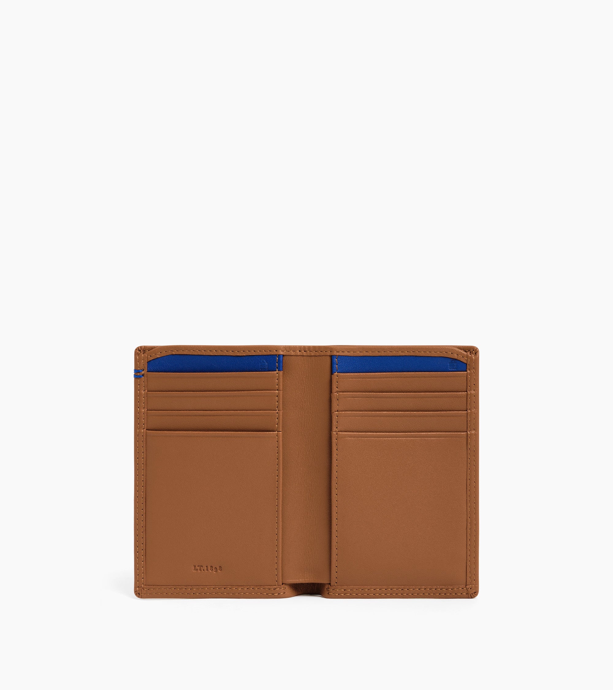 Martin vertical card holder in smooth leather