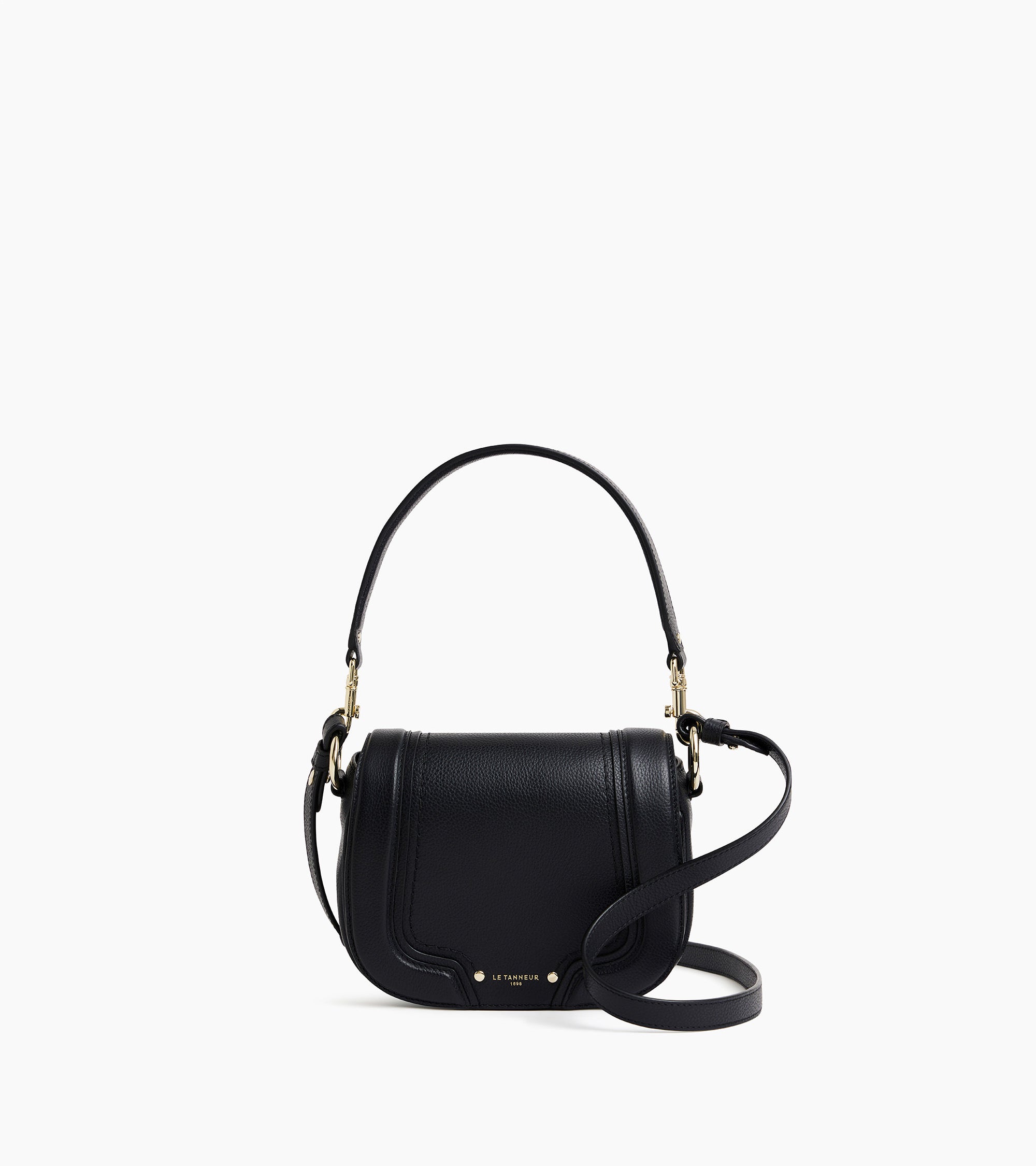 Ella small crossbody bag in grained leather