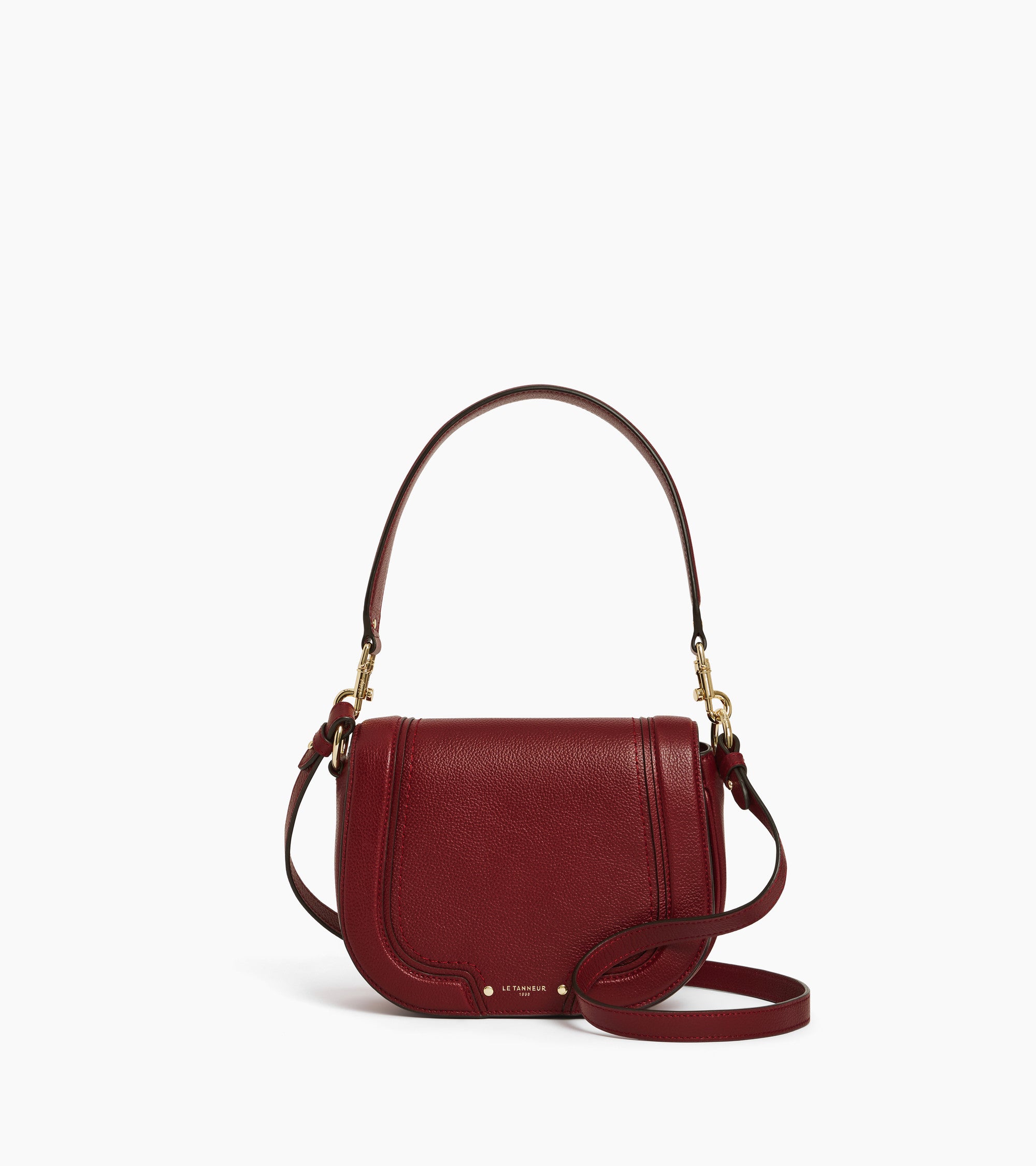 Ella medium crossbody bag in grained leather