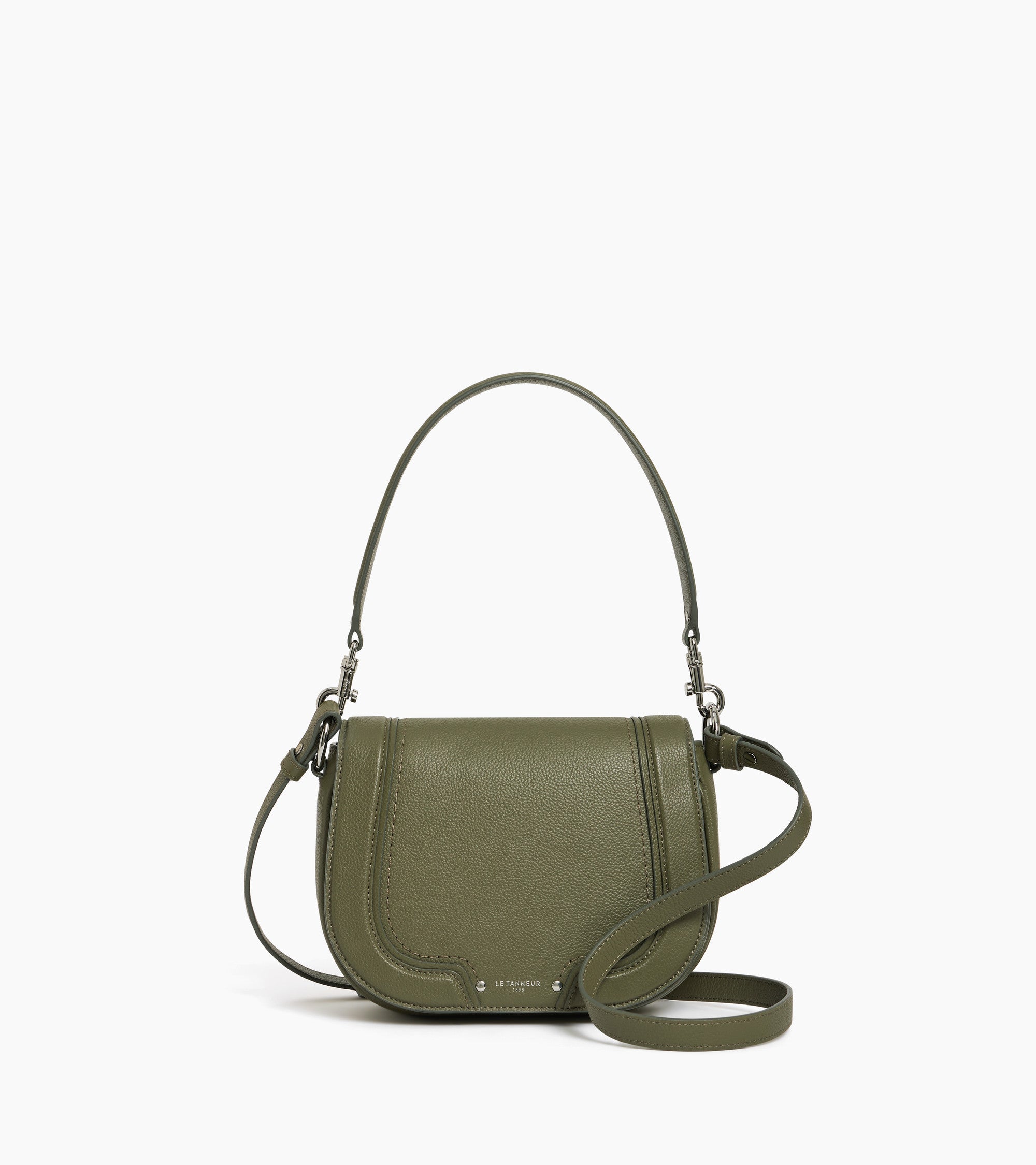 Ella medium crossbody bag in grained leather