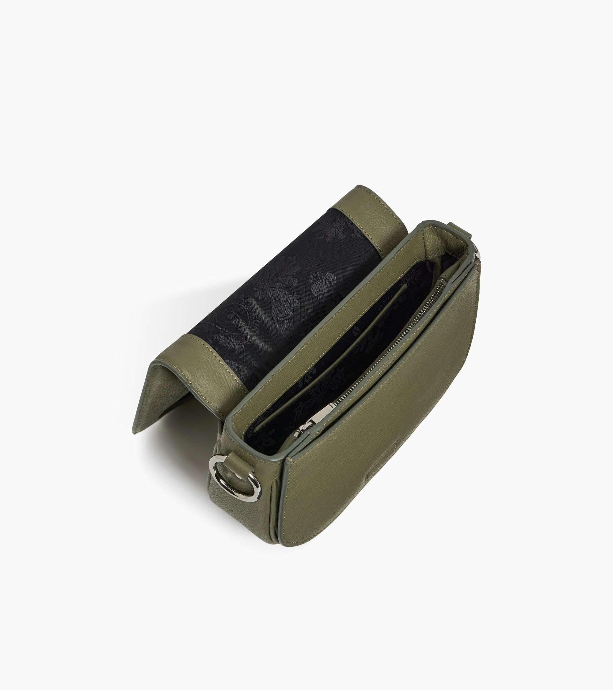 Ella medium crossbody bag in grained leather