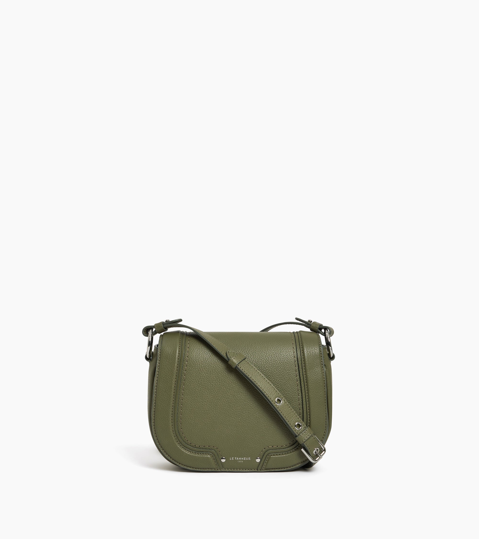 Ella medium crossbody bag in grained leather