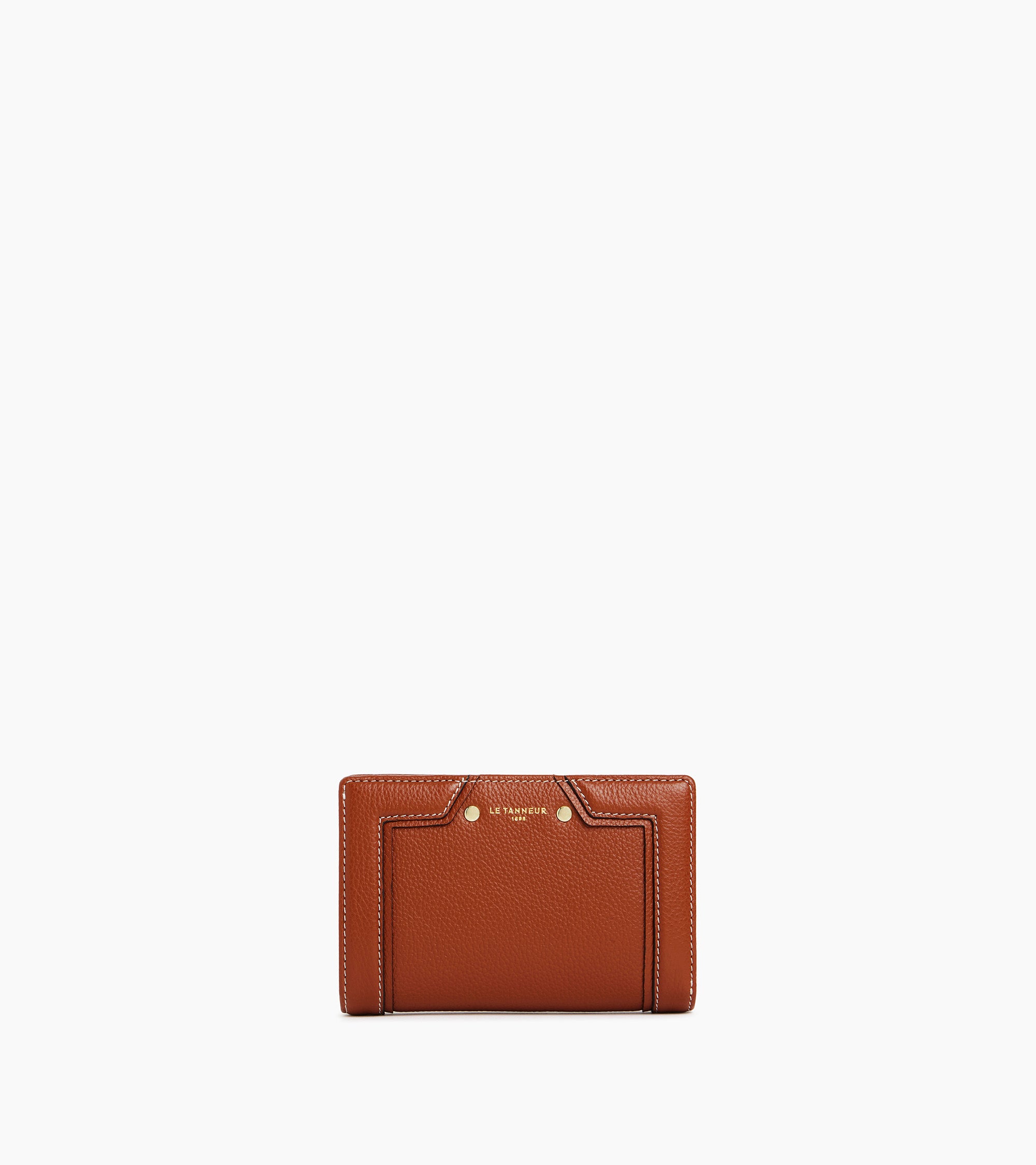 Ella medium wallet in grained leather