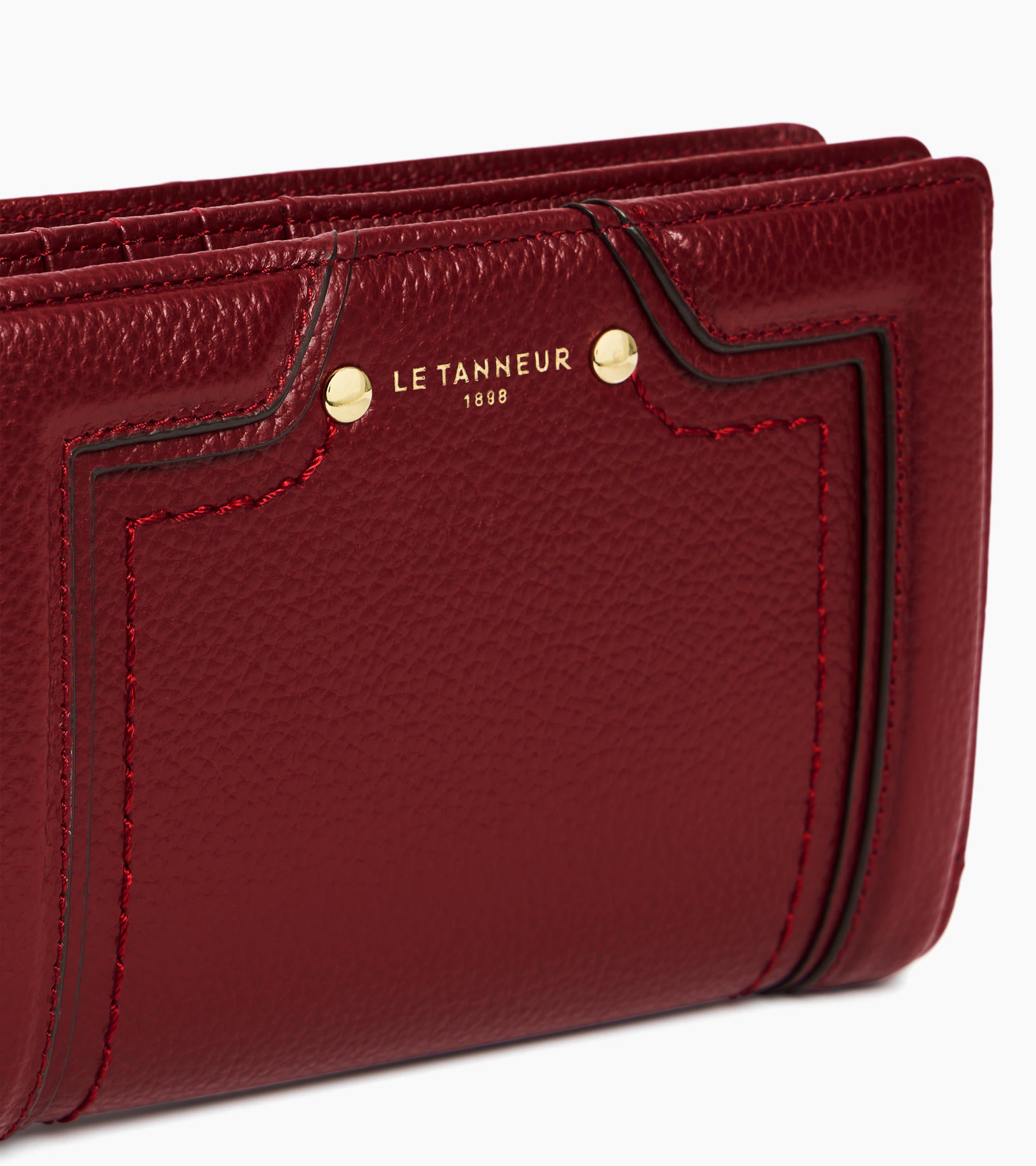 Ella medium wallet in grained leather