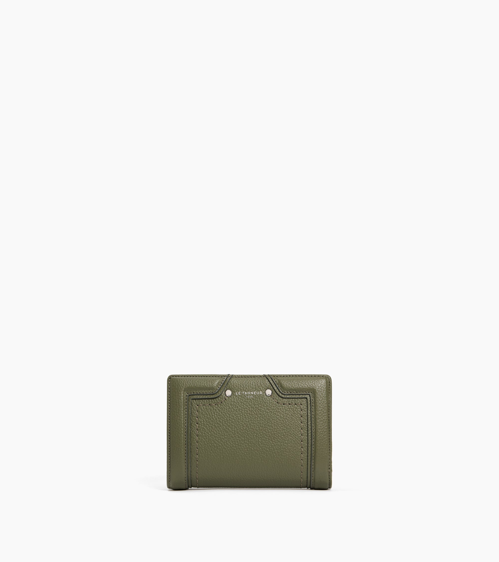 Ella medium wallet in grained leather