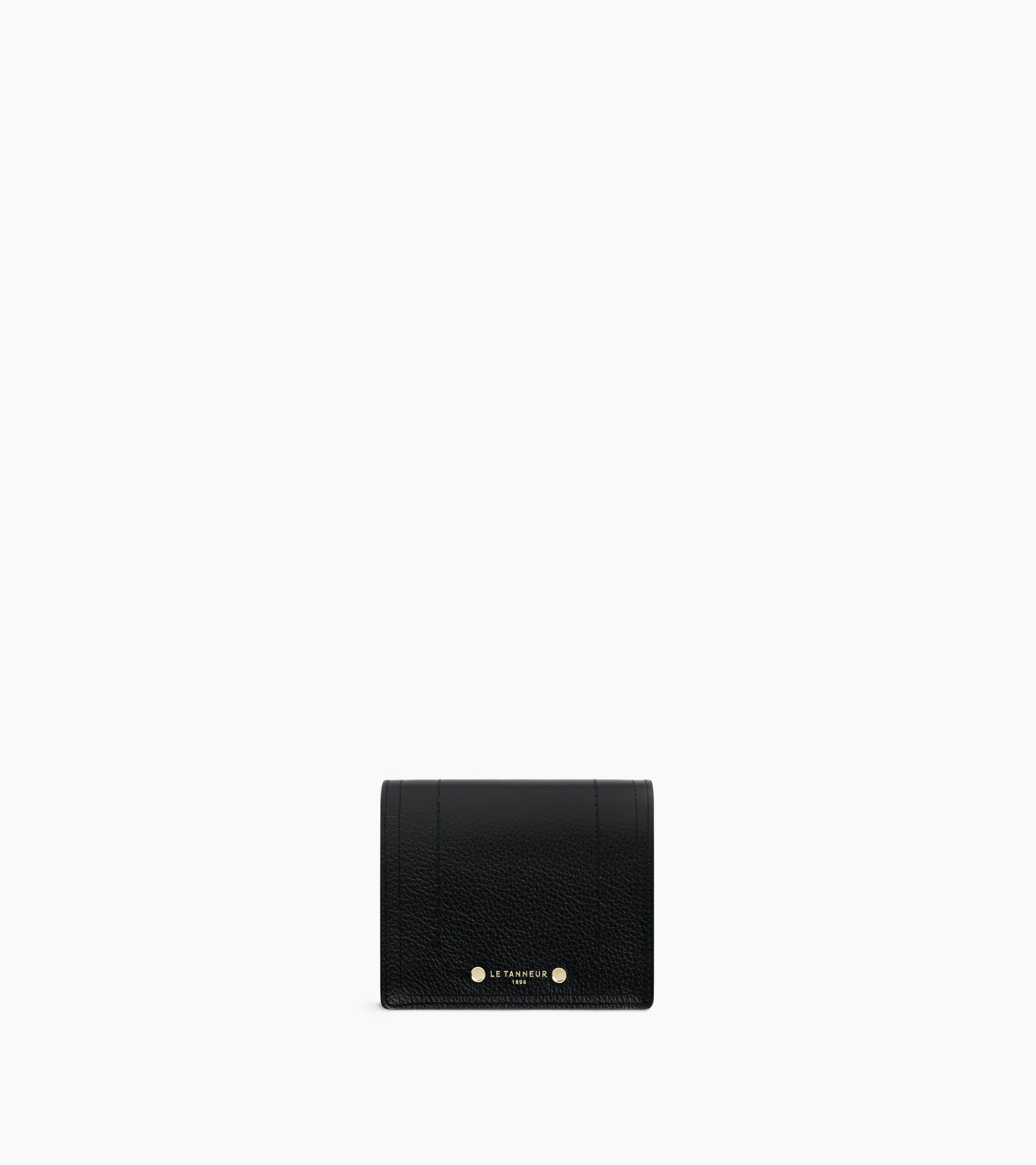 Ella small wallet in grained leather