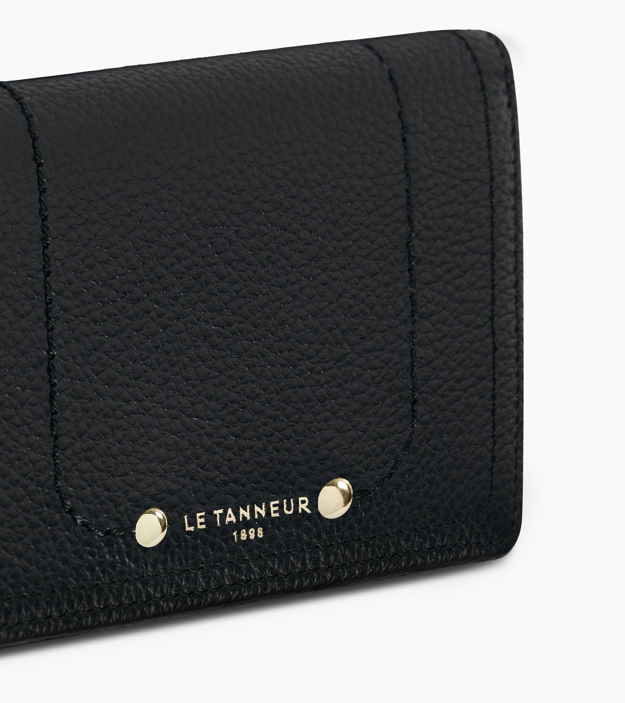 Ella small wallet in grained leather