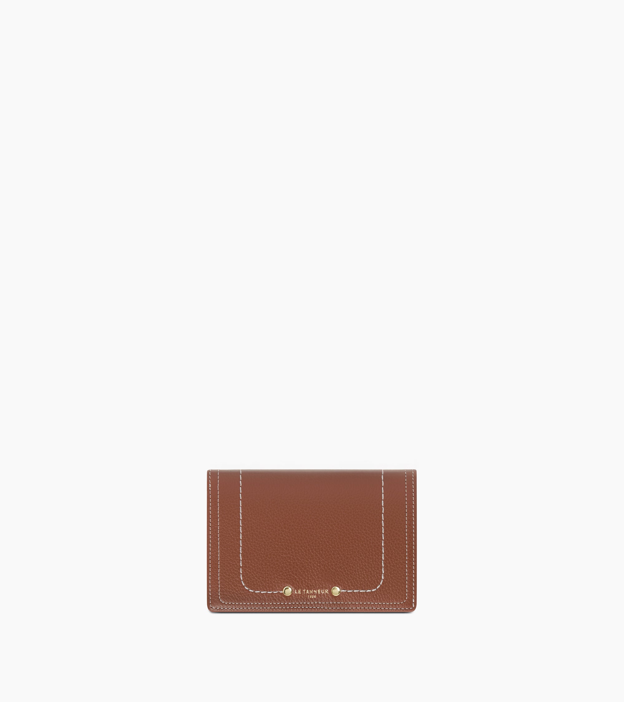 Ella medium wallet in grained leather