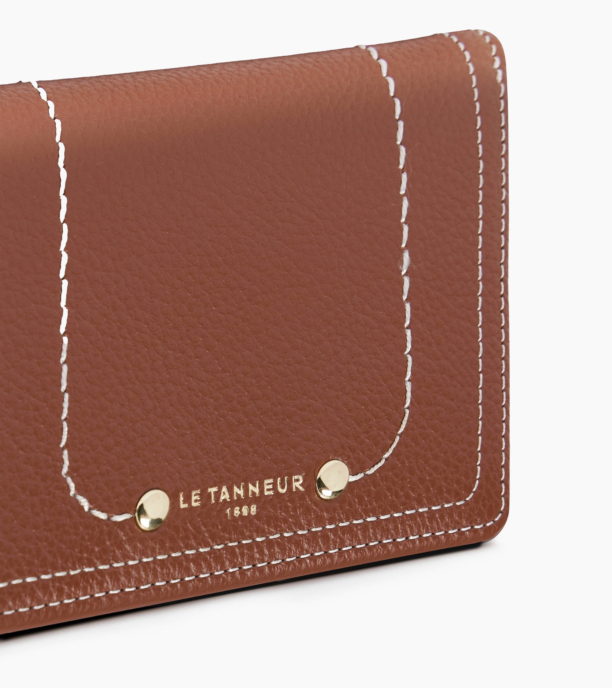 Ella medium wallet in grained leather