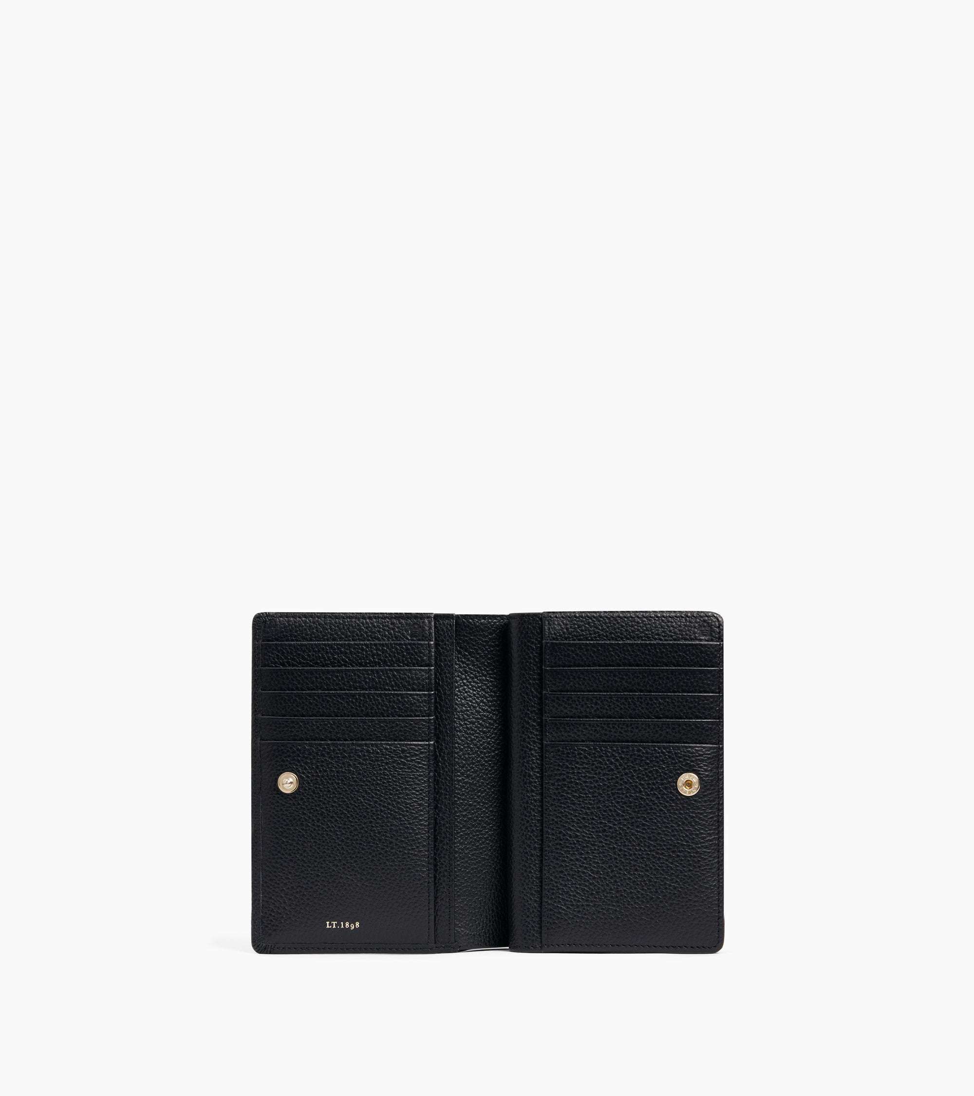 Ella medium wallet in grained leather