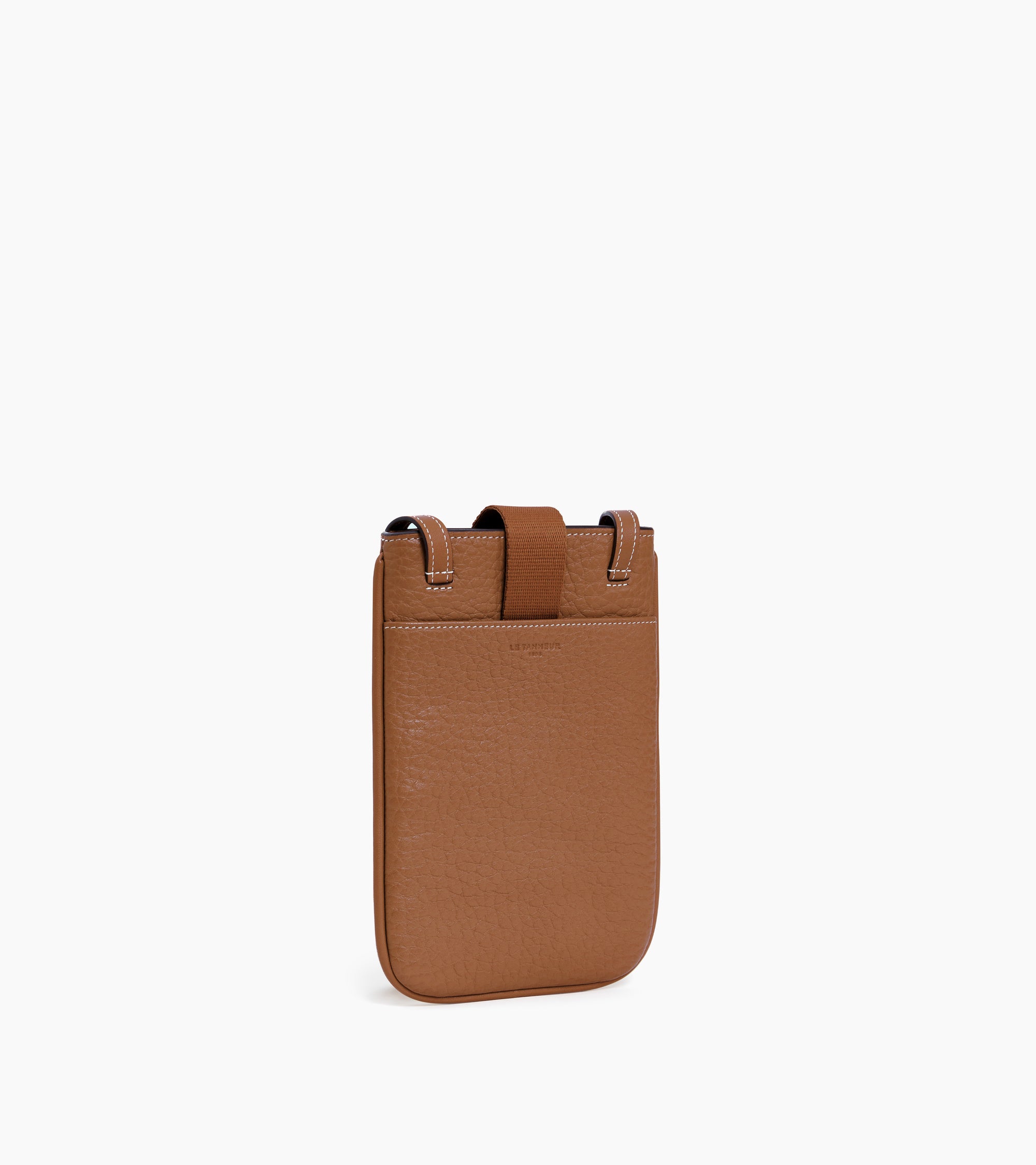 Noah phone case in smooth buffalo grain leather