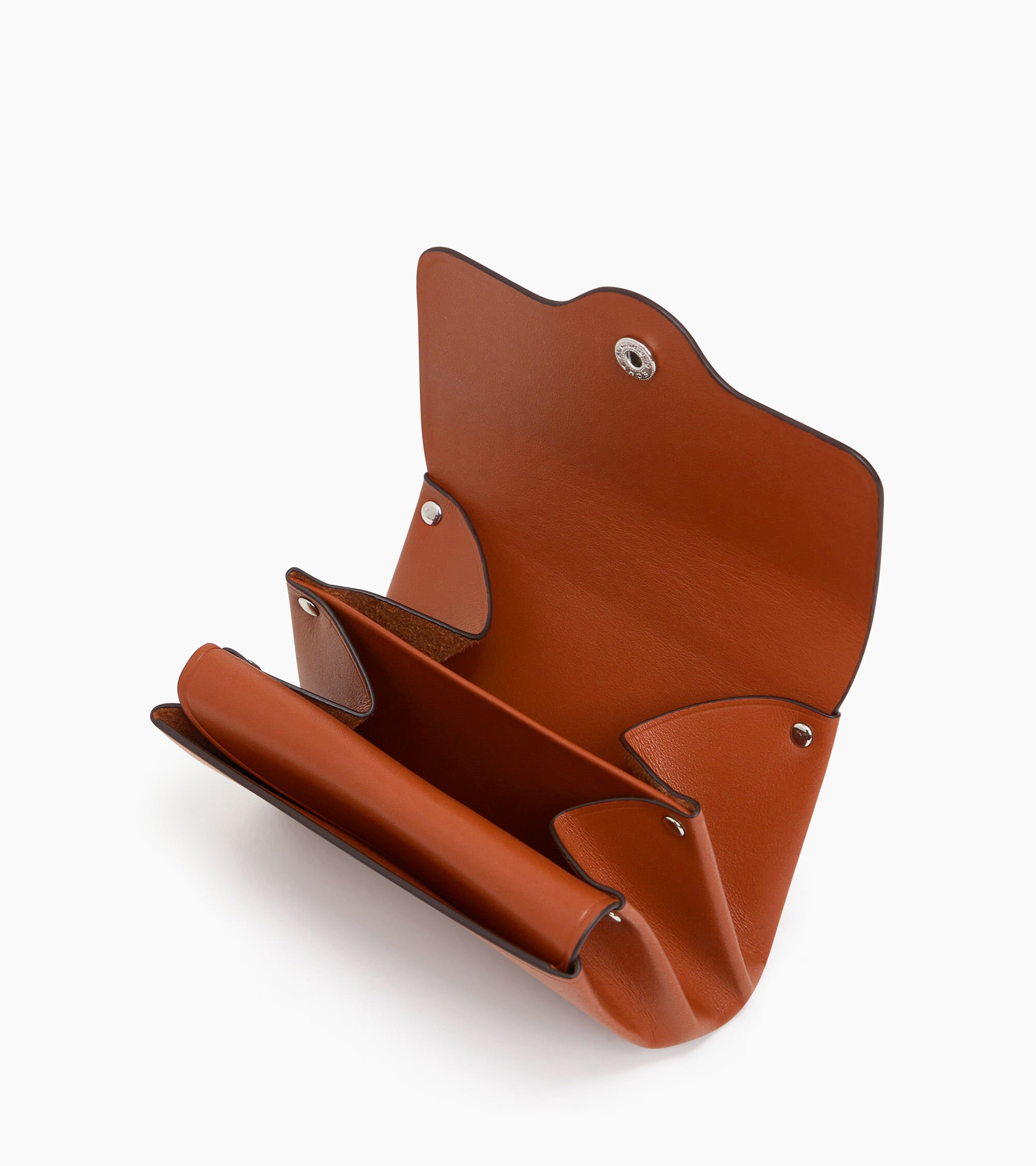 Sans Couture coin purse in smooth leather