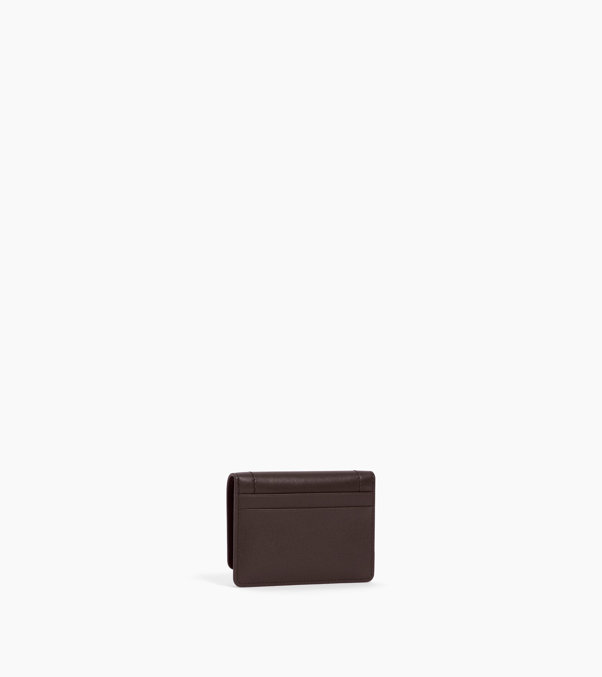 Louison small card holder with flap in smooth leather