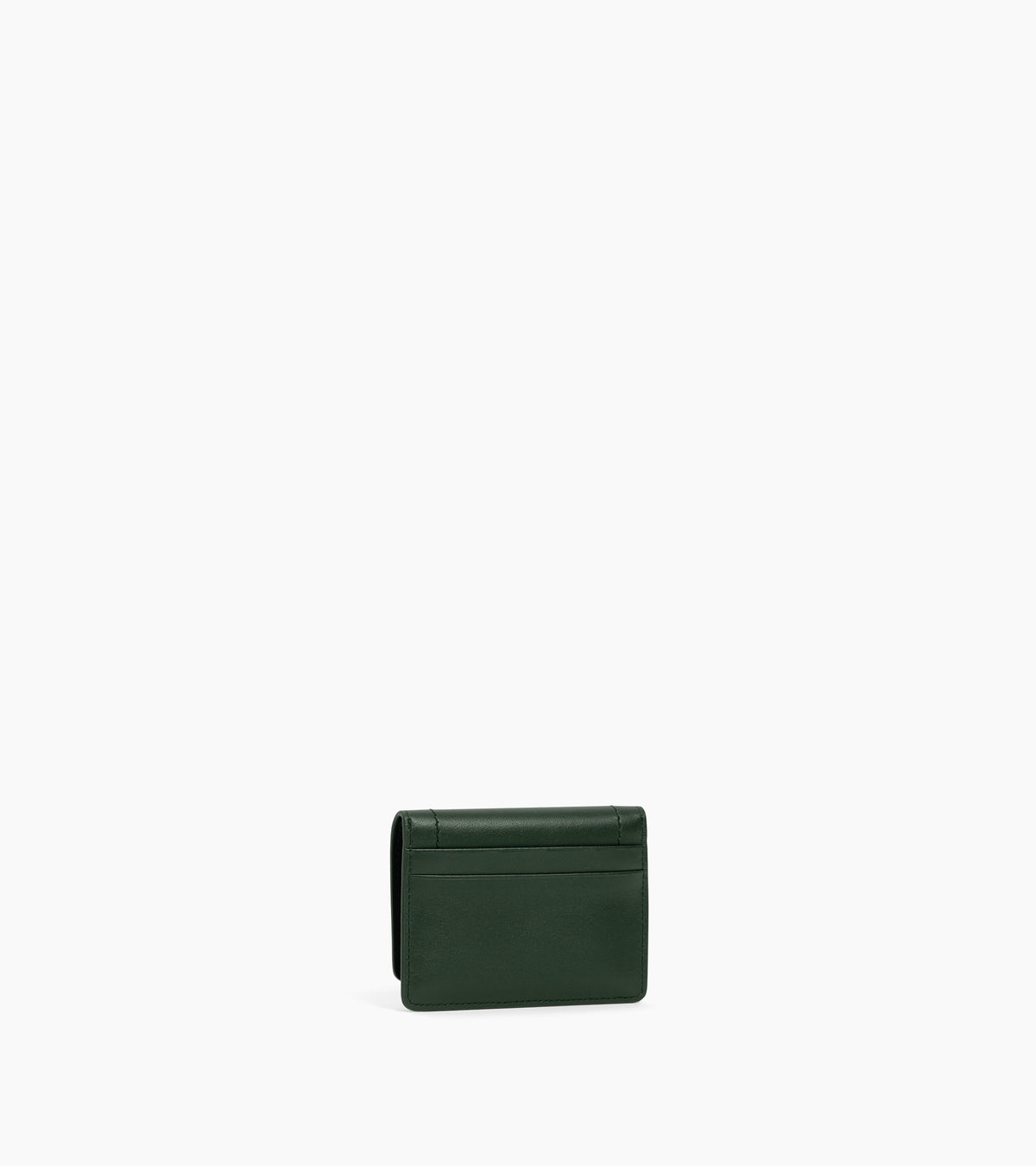 Louison small card holder with flap in smooth leather