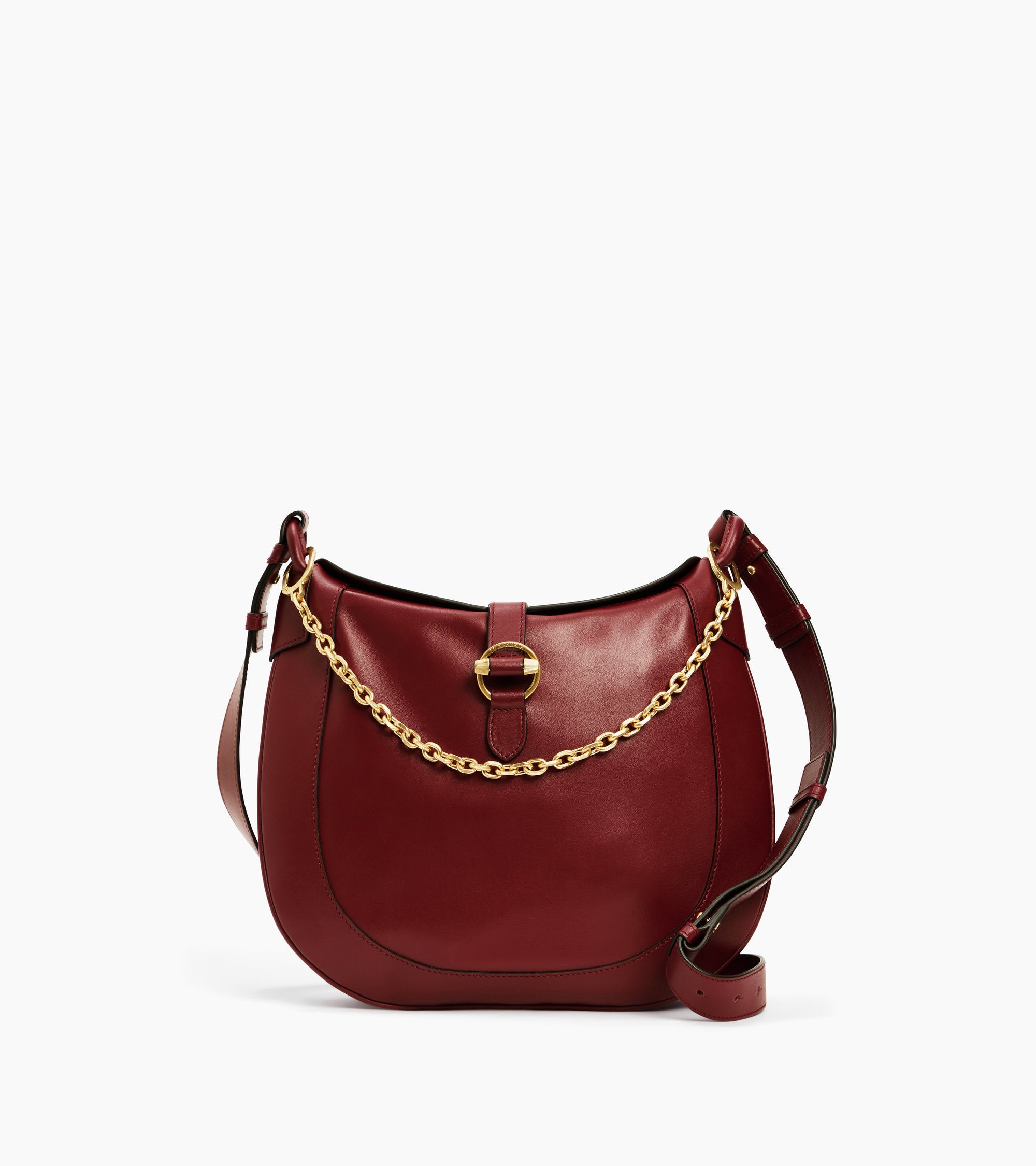 Pia large shoulder bag in smooth leather