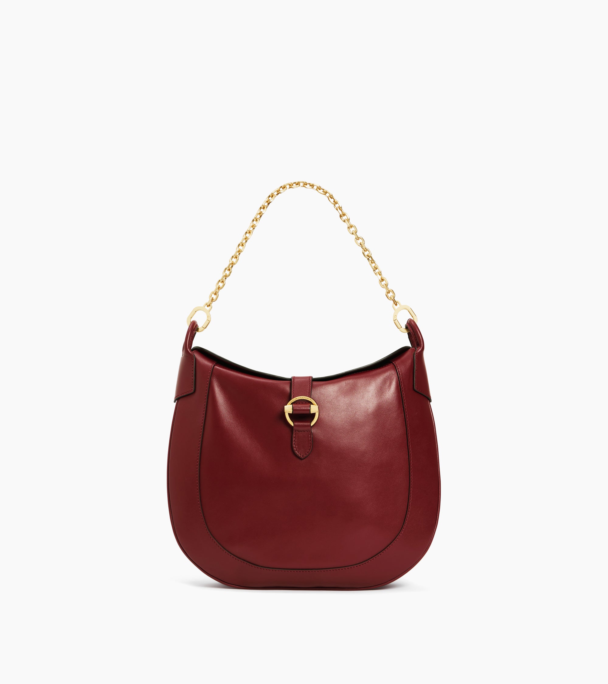 Pia large shoulder bag in smooth leather