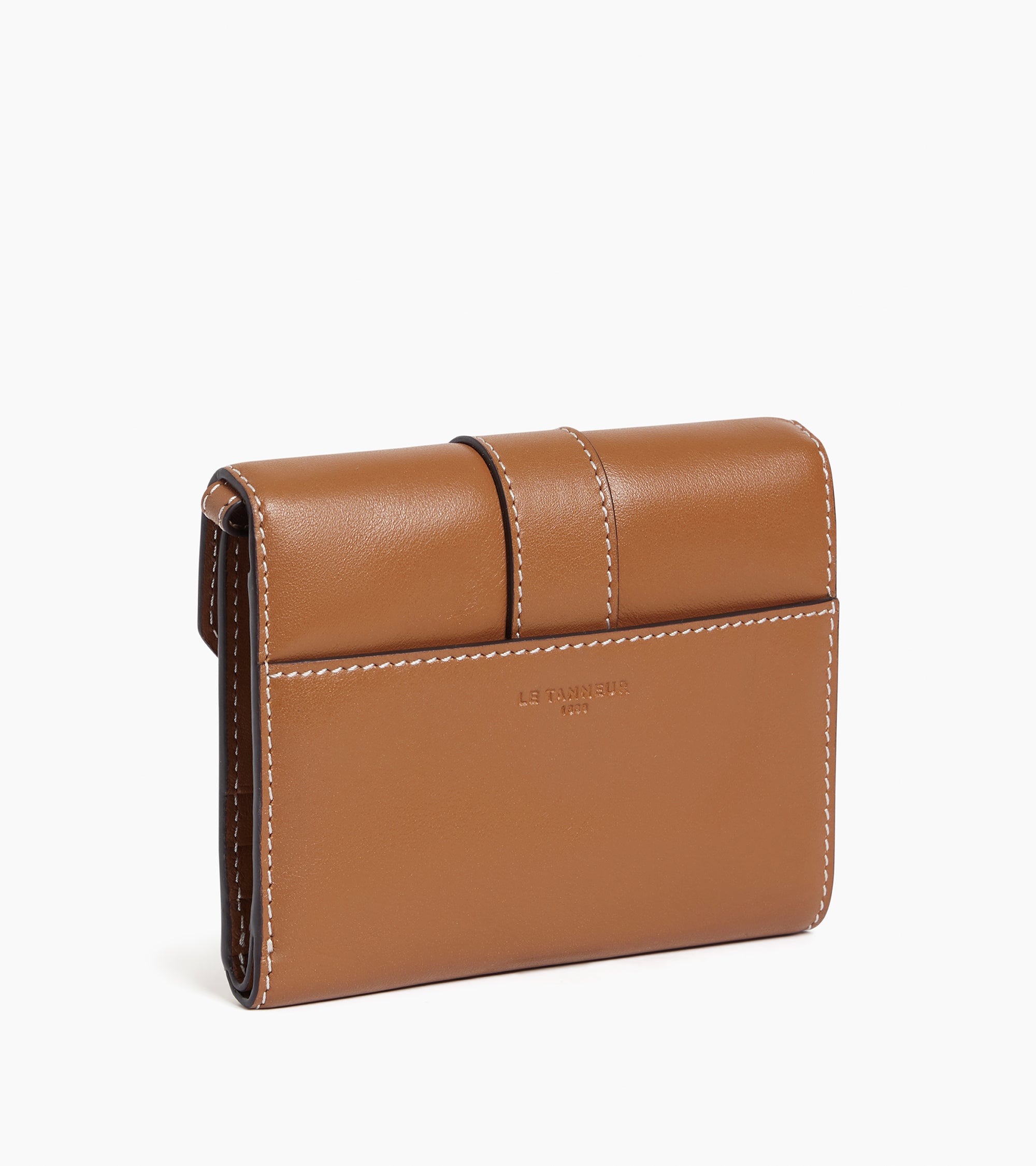 Pia card holder with detachable shoulder strap in smooth leather