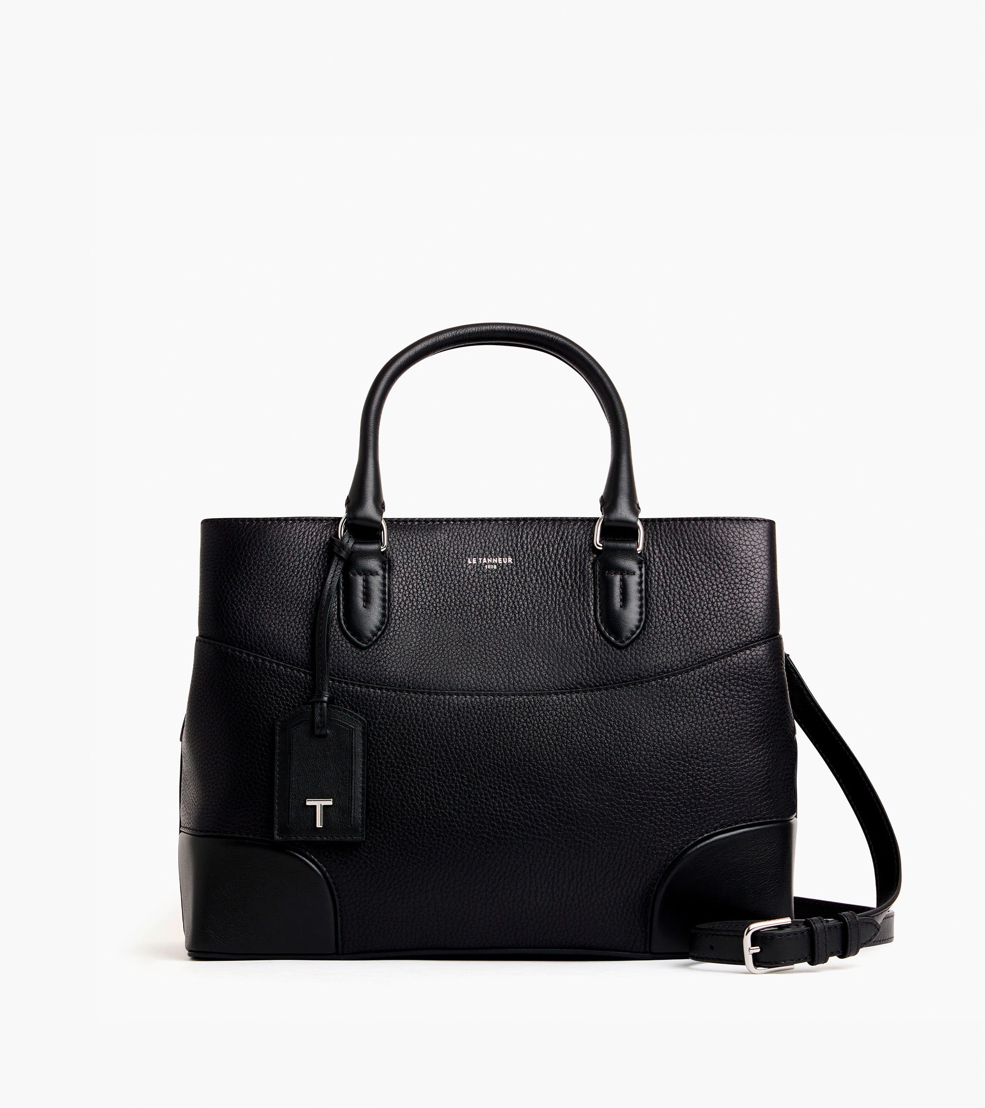 Romy large handbag in smooth grained leather