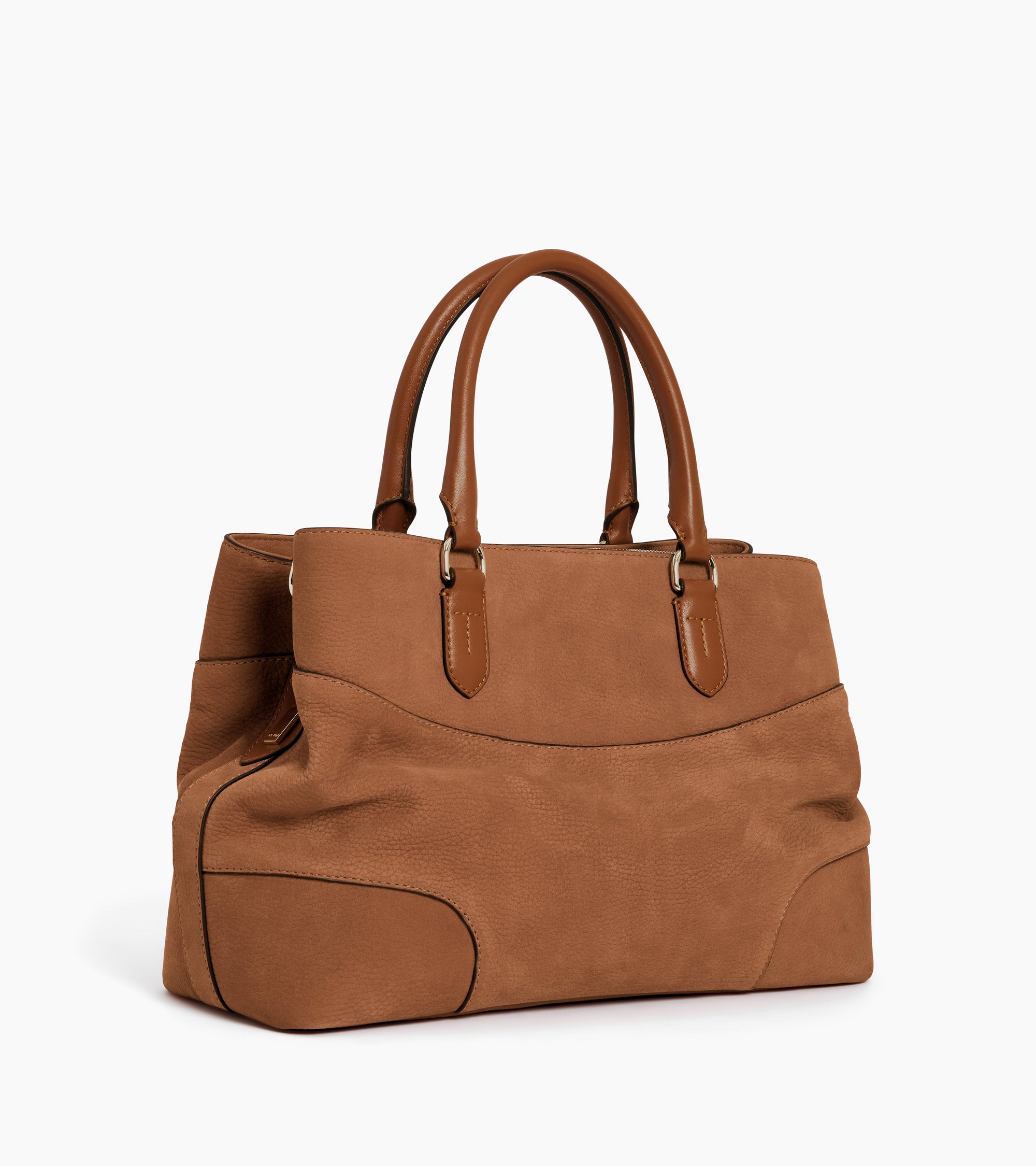 Romy large handbag in grained nubuck leather