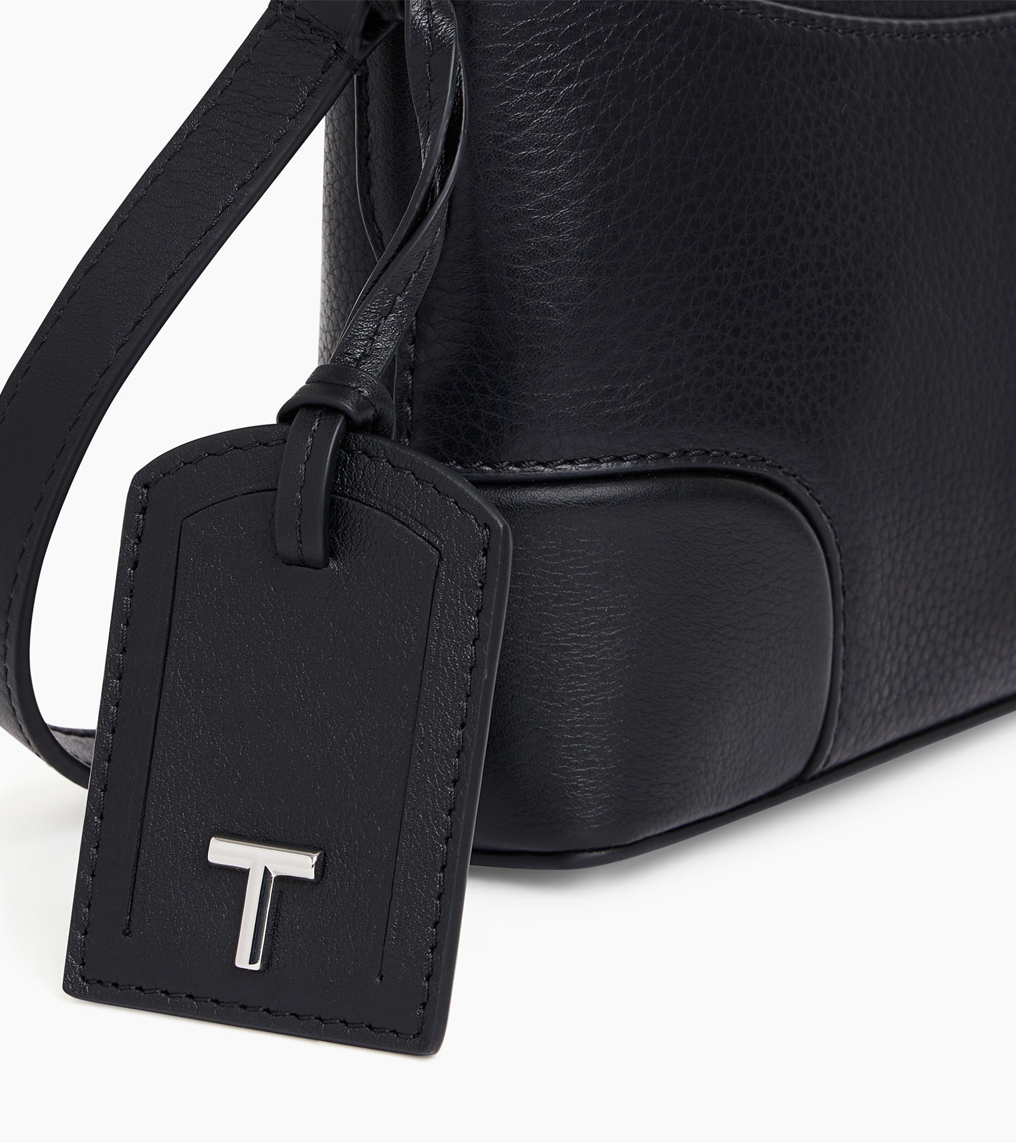 Romy small shoulder bag in smooth grained leather