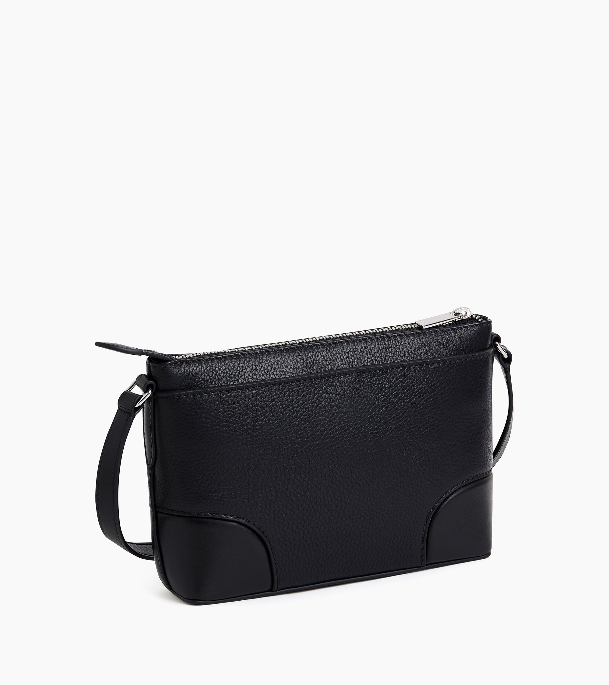 Romy small shoulder bag in smooth grained leather