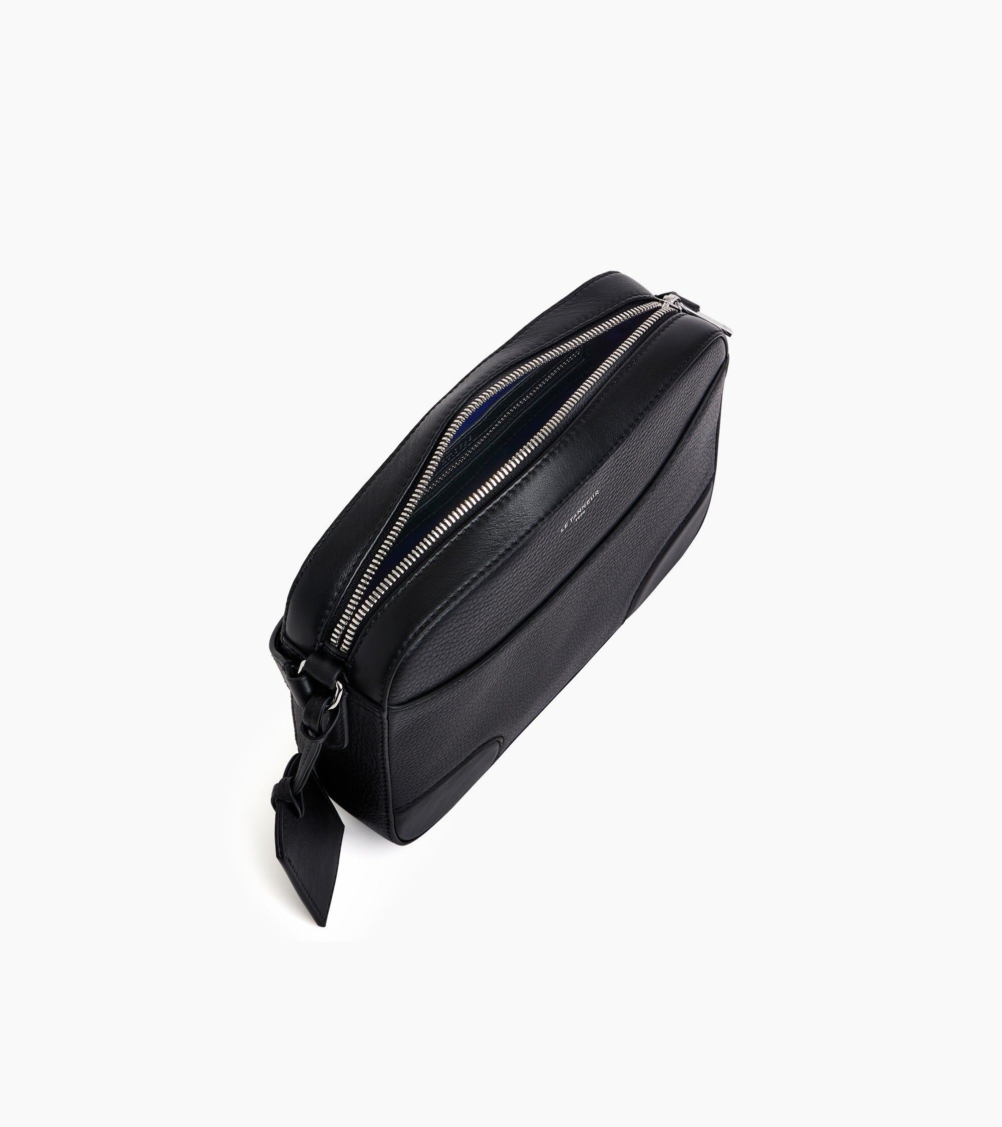 Romy medium shoulder bag in smooth grained leather