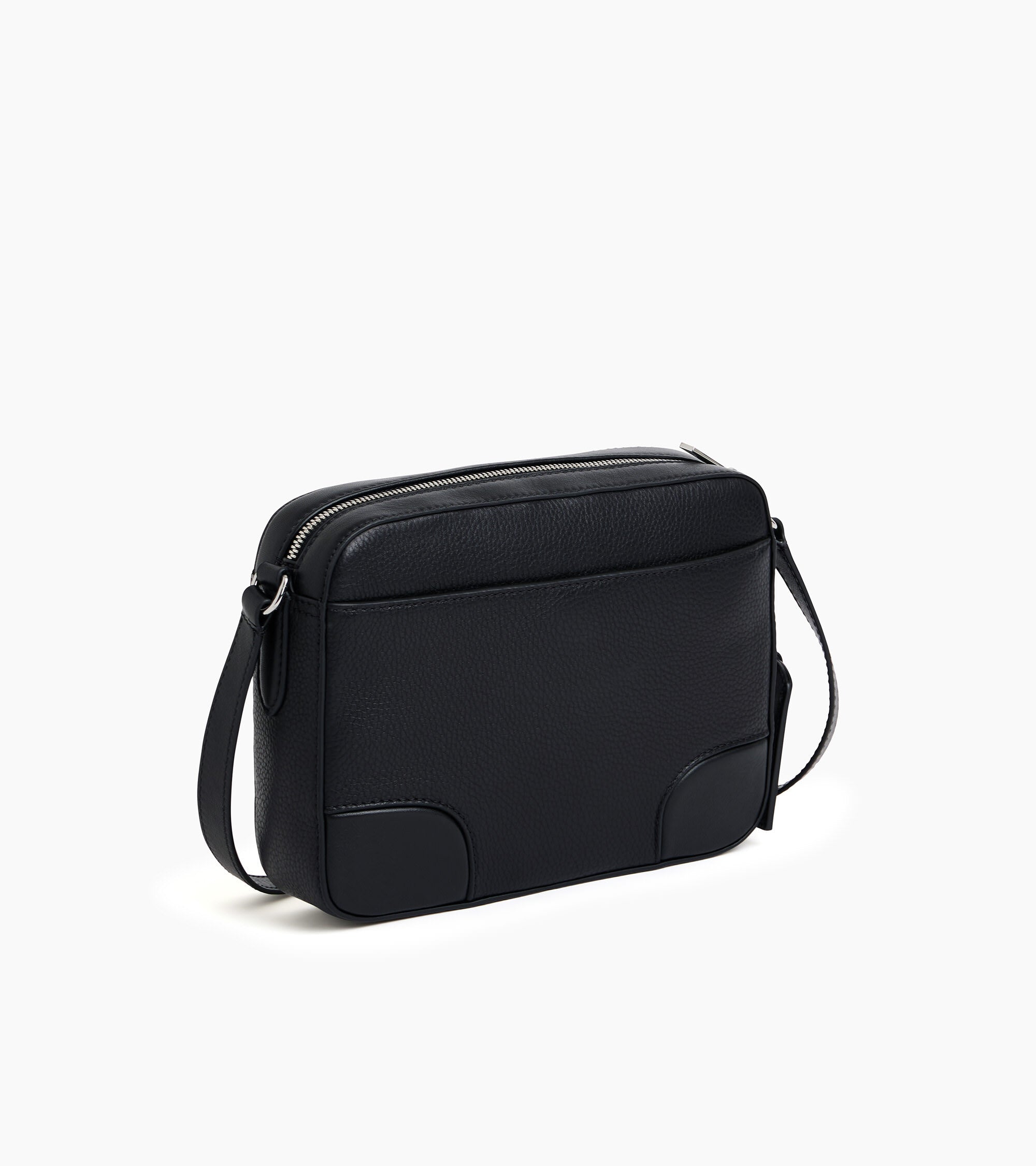 Romy medium shoulder bag in smooth grained leather