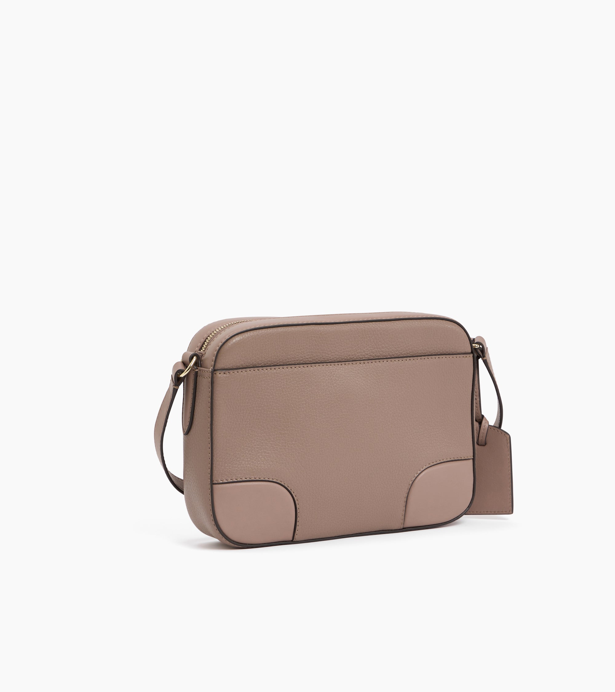 Romy medium crossbody bag in grained and smooth leather