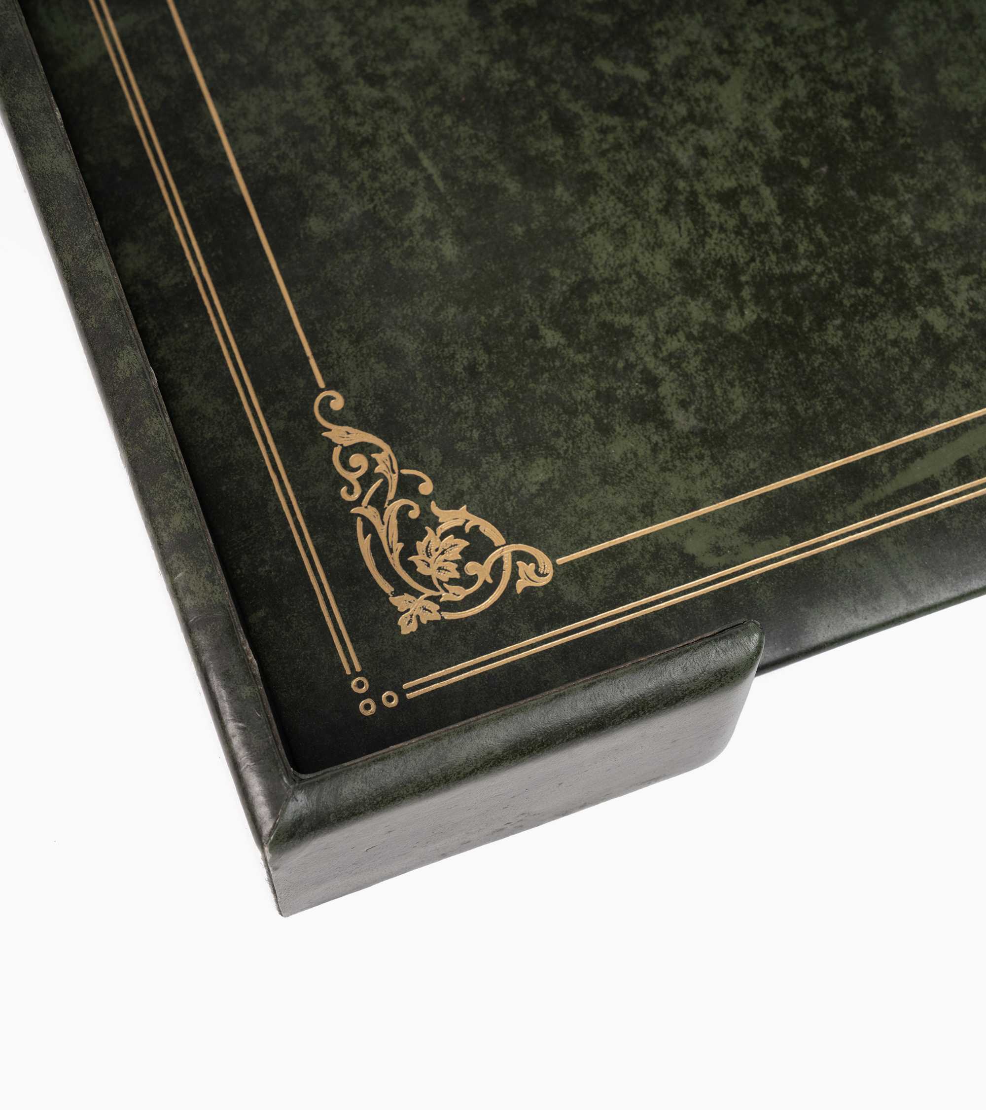 Leather desk organiser