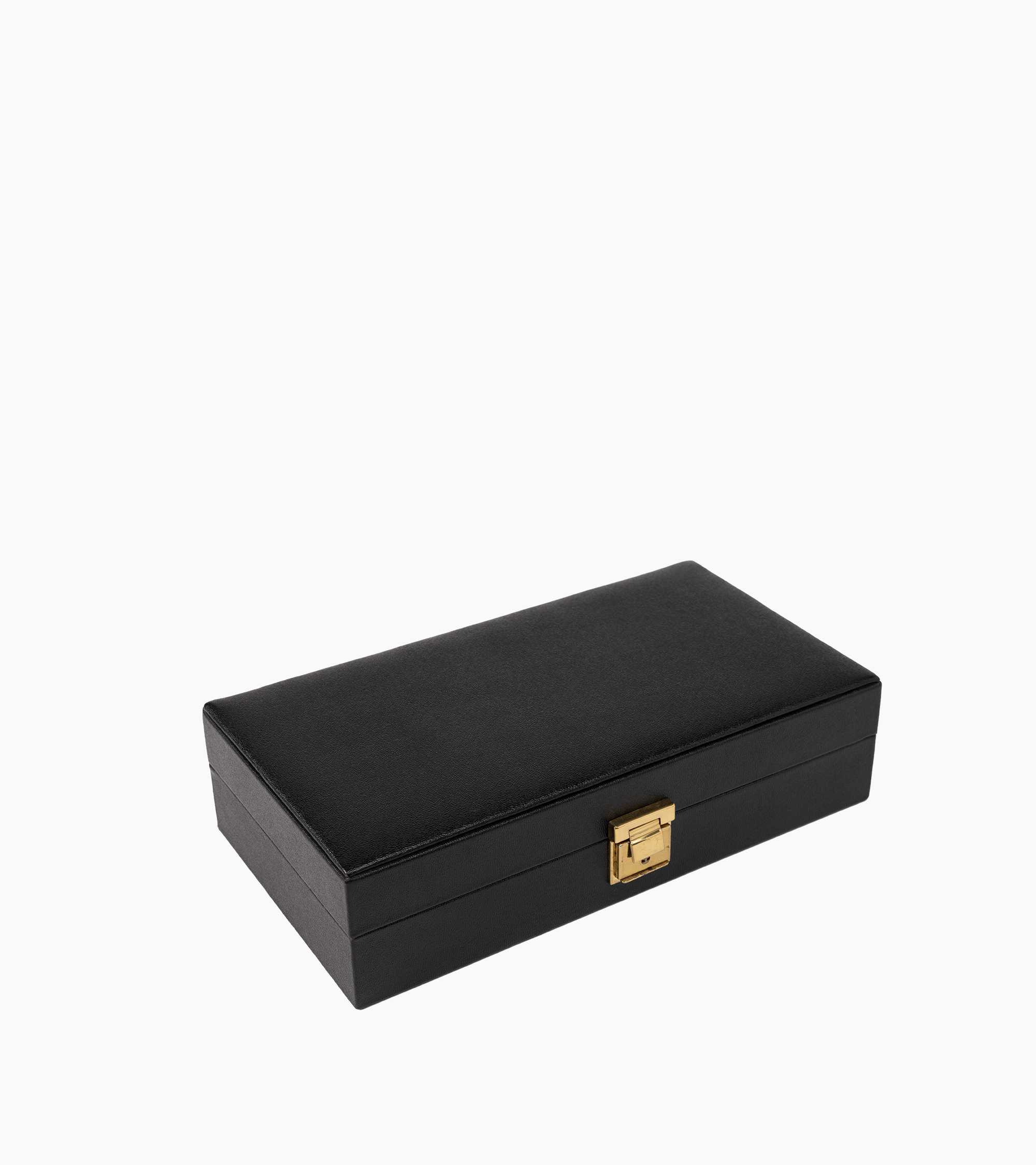 Large leather chessboard