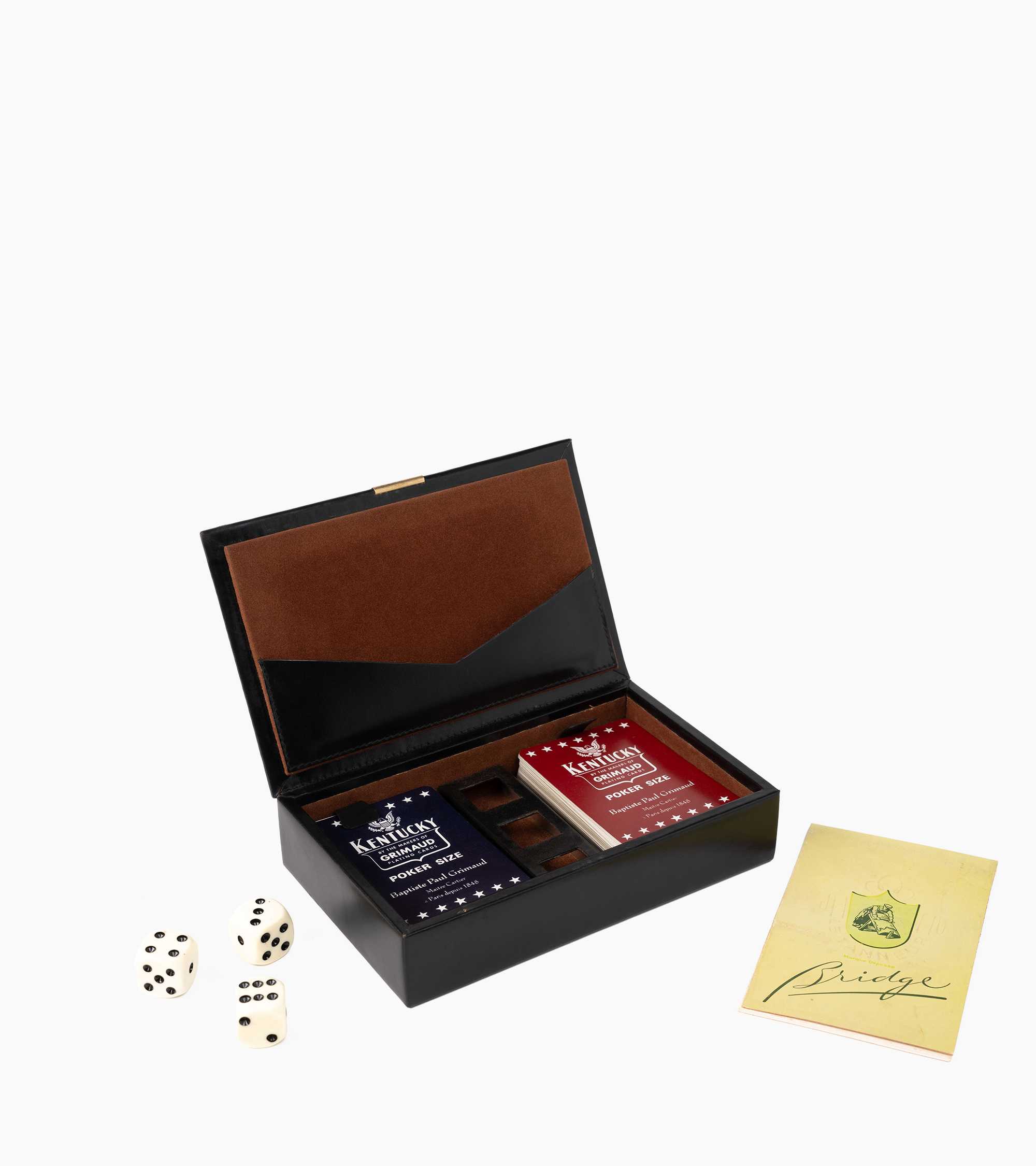 Small leather bridge case