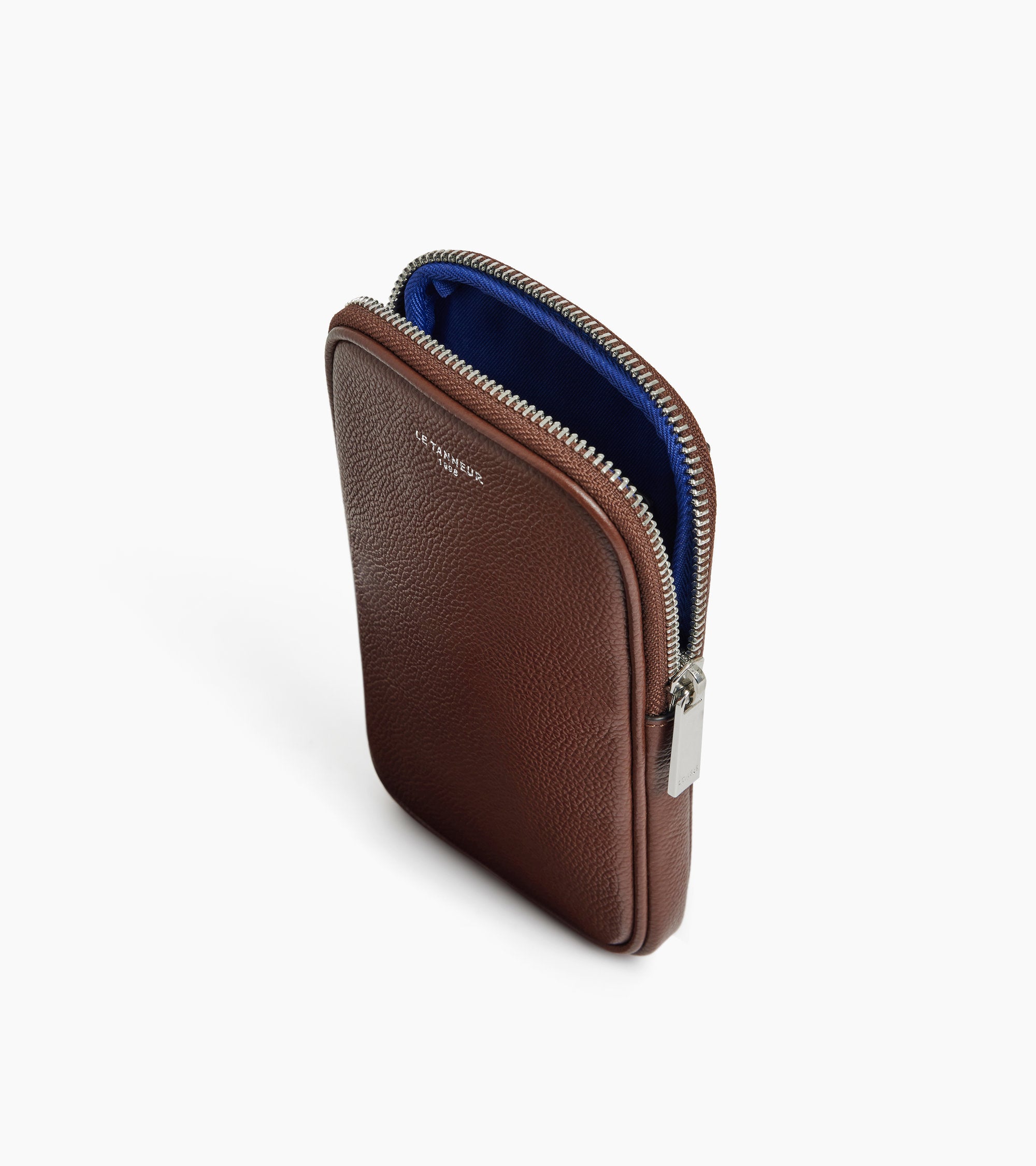 Emile phone case in grained leather